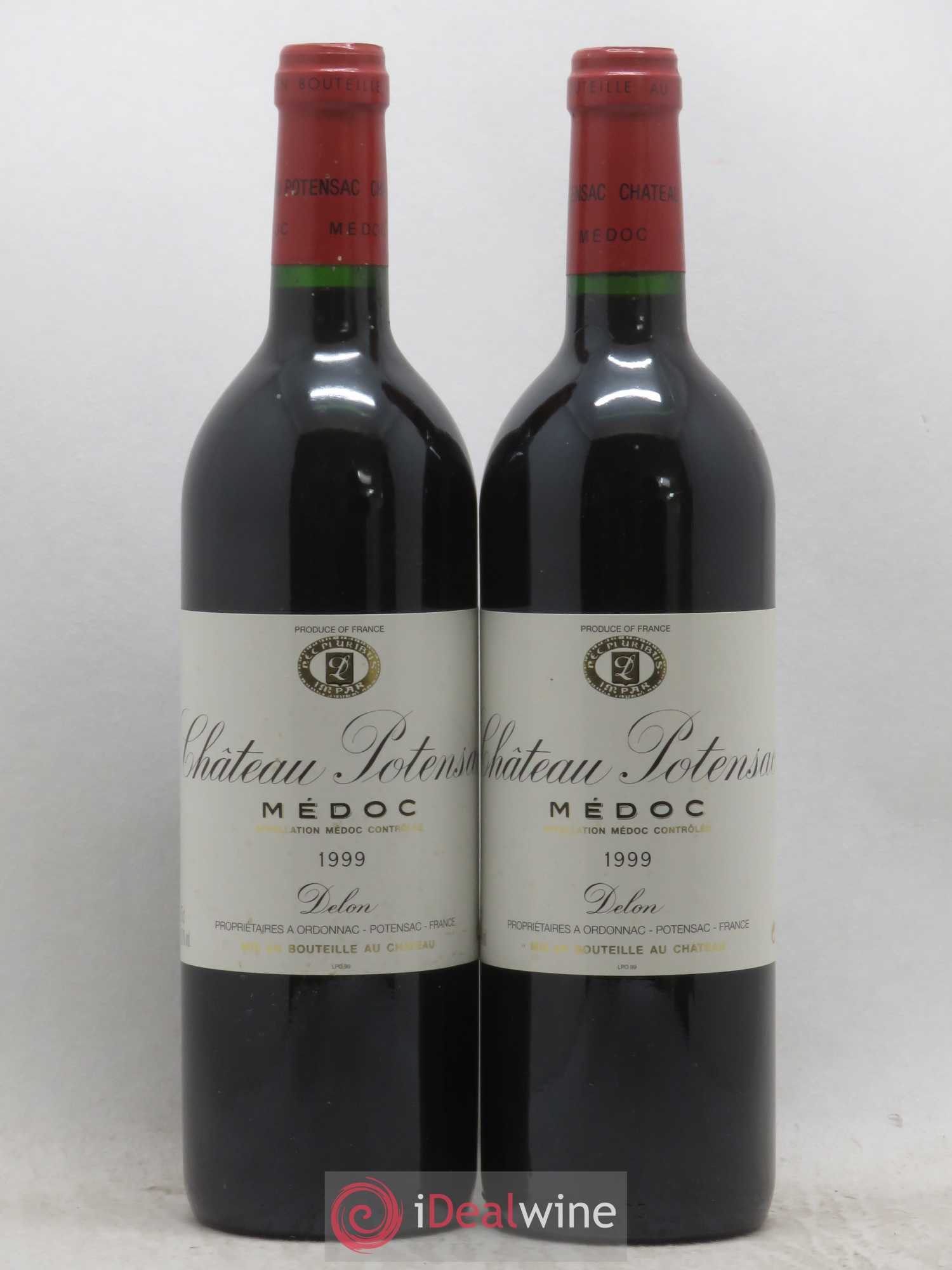 Château Potensac 1999 - Lot de 2 bouteilles - 0