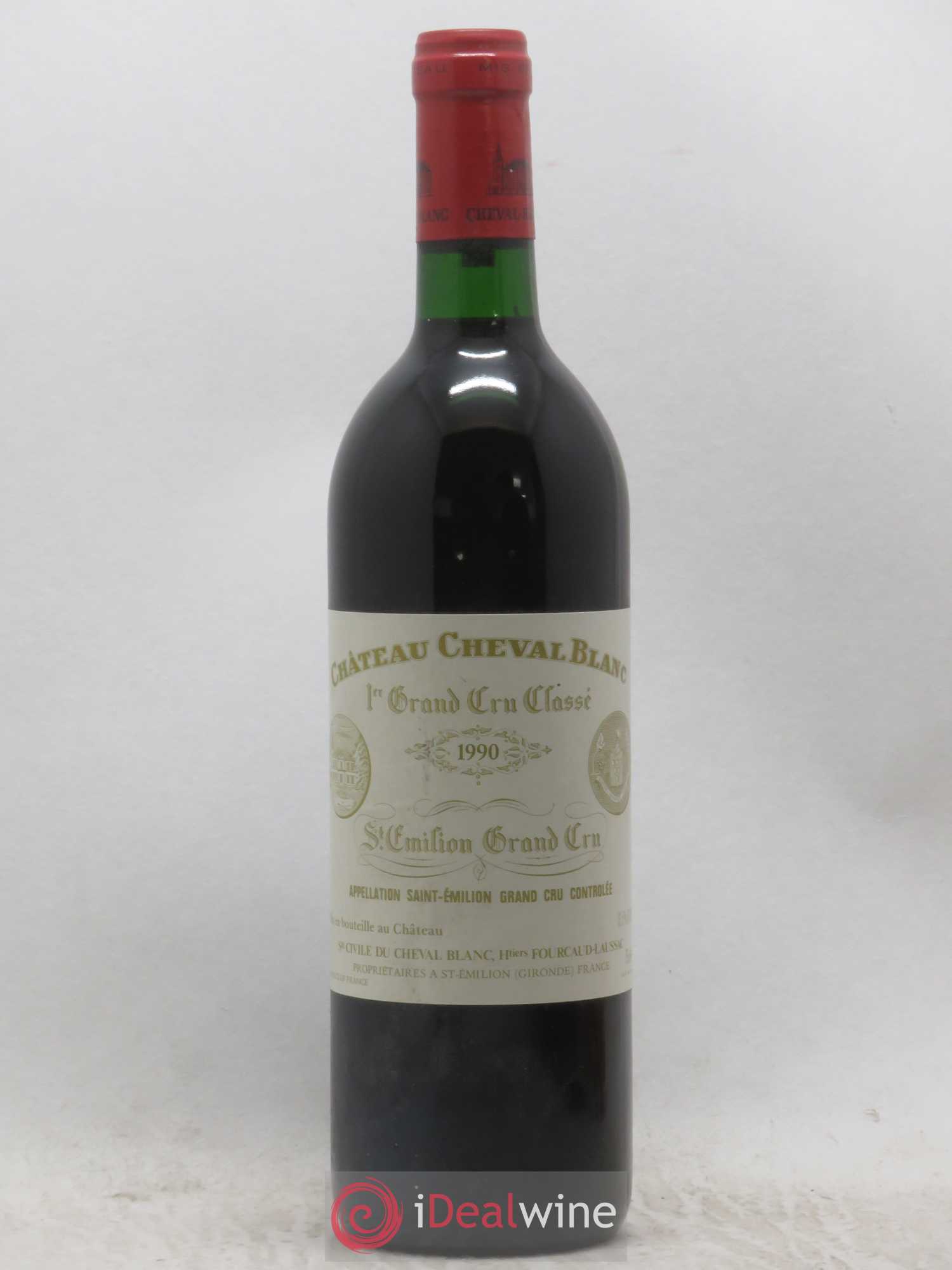 Château Cheval Blanc 1er Grand Cru Classé A 1990 - Lot de 1 bouteille - 0