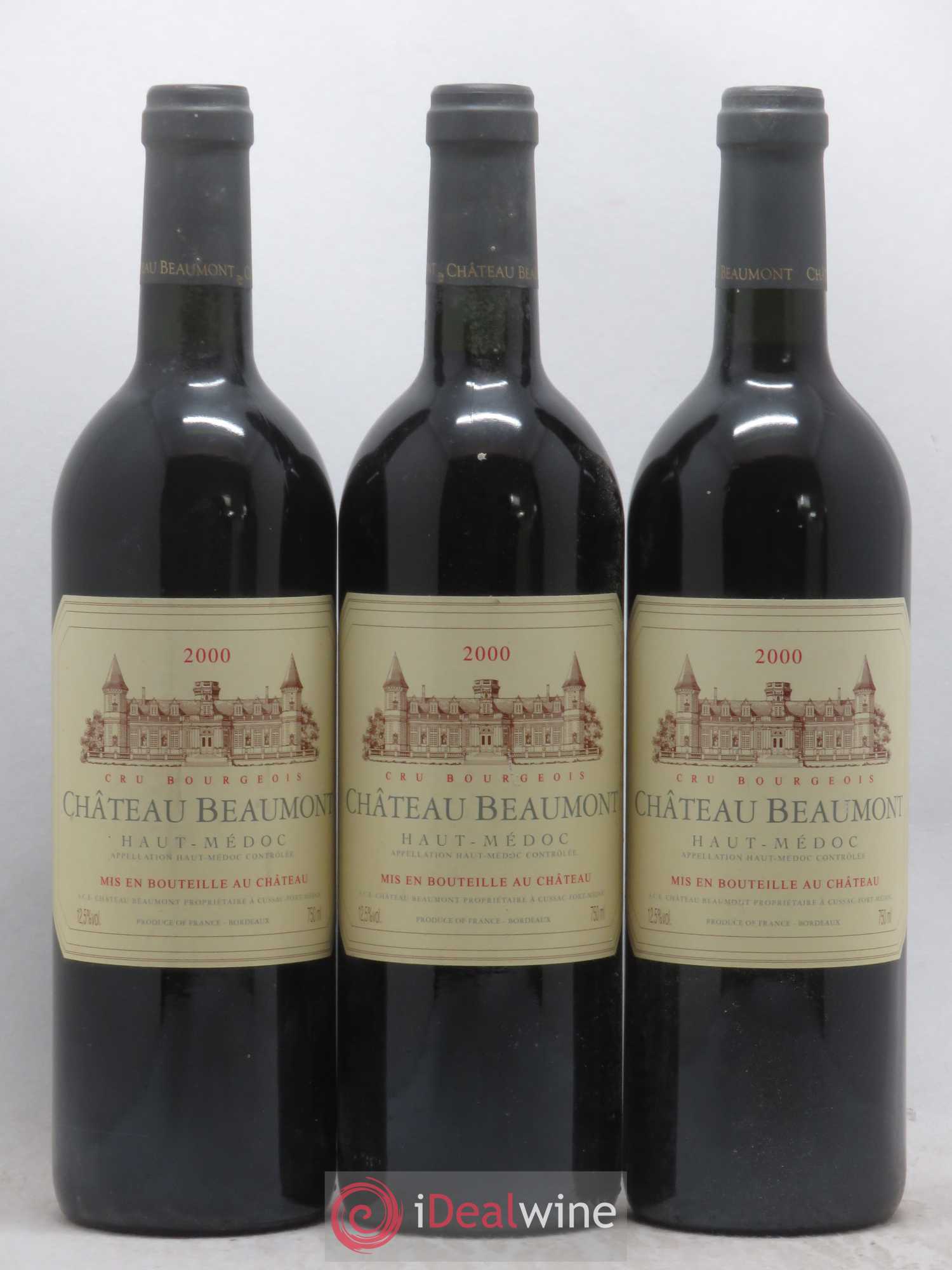 Château Beaumont Cru Bourgeois 2000 - Lot de 6 bouteilles - 2