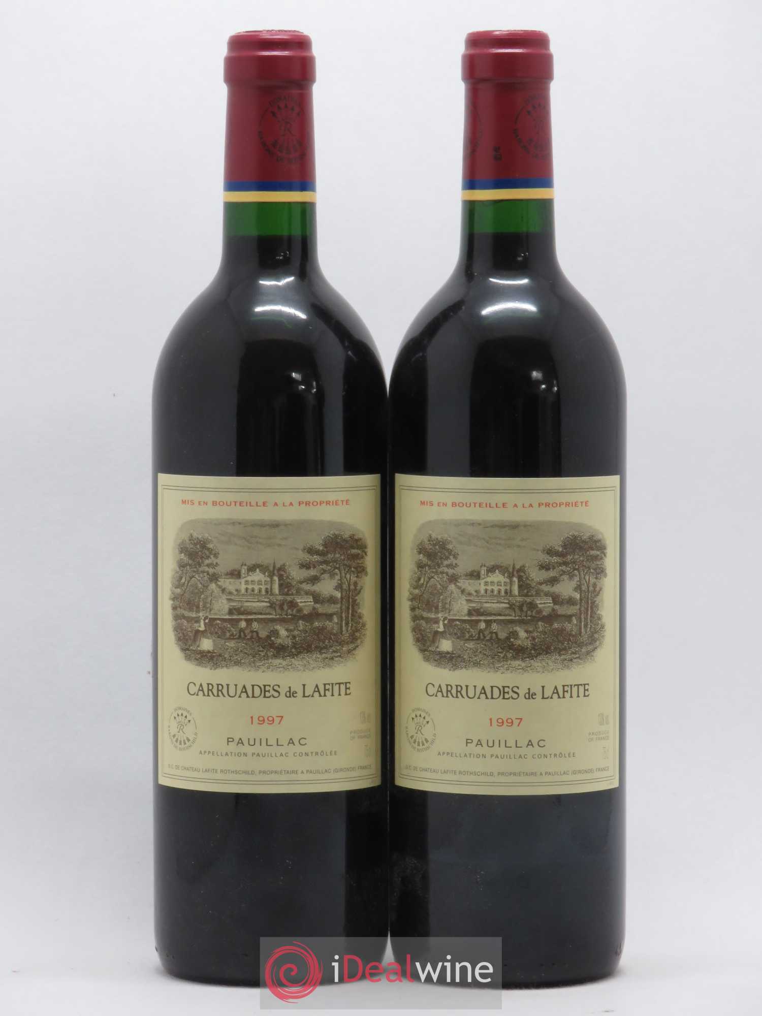 Carruades de Lafite Rothschild Second Vin 1997 - Lot de 2 bouteilles - 0