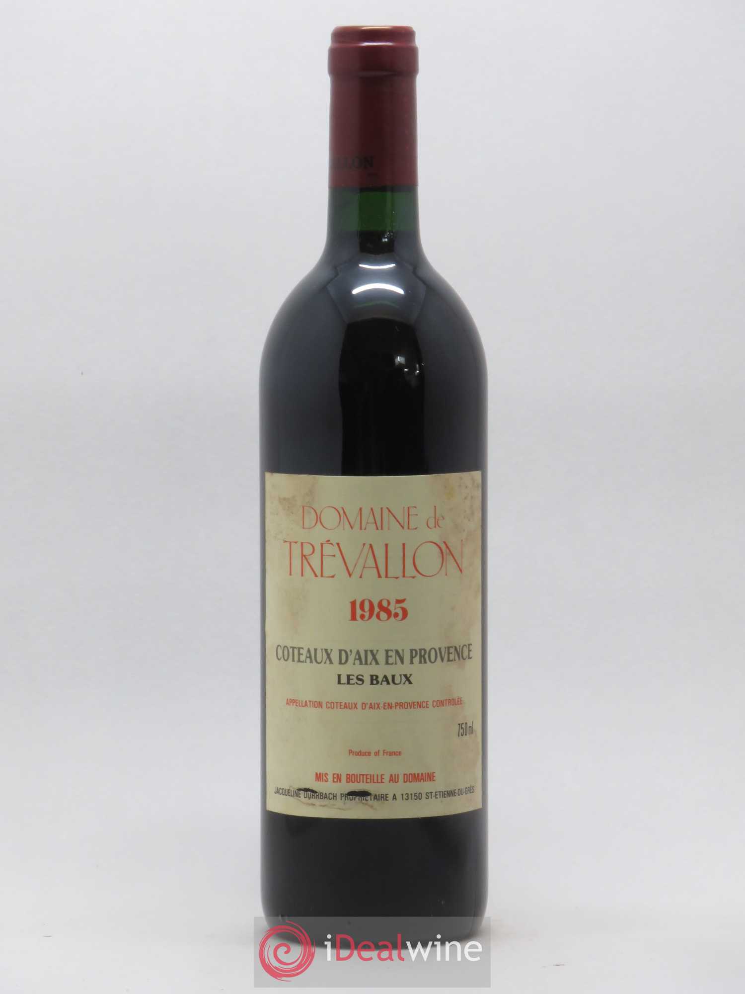 Coteaux d'Aix-en-Provence Les Baux Trévallon 1985 - Posten von 1 Flasche - 0