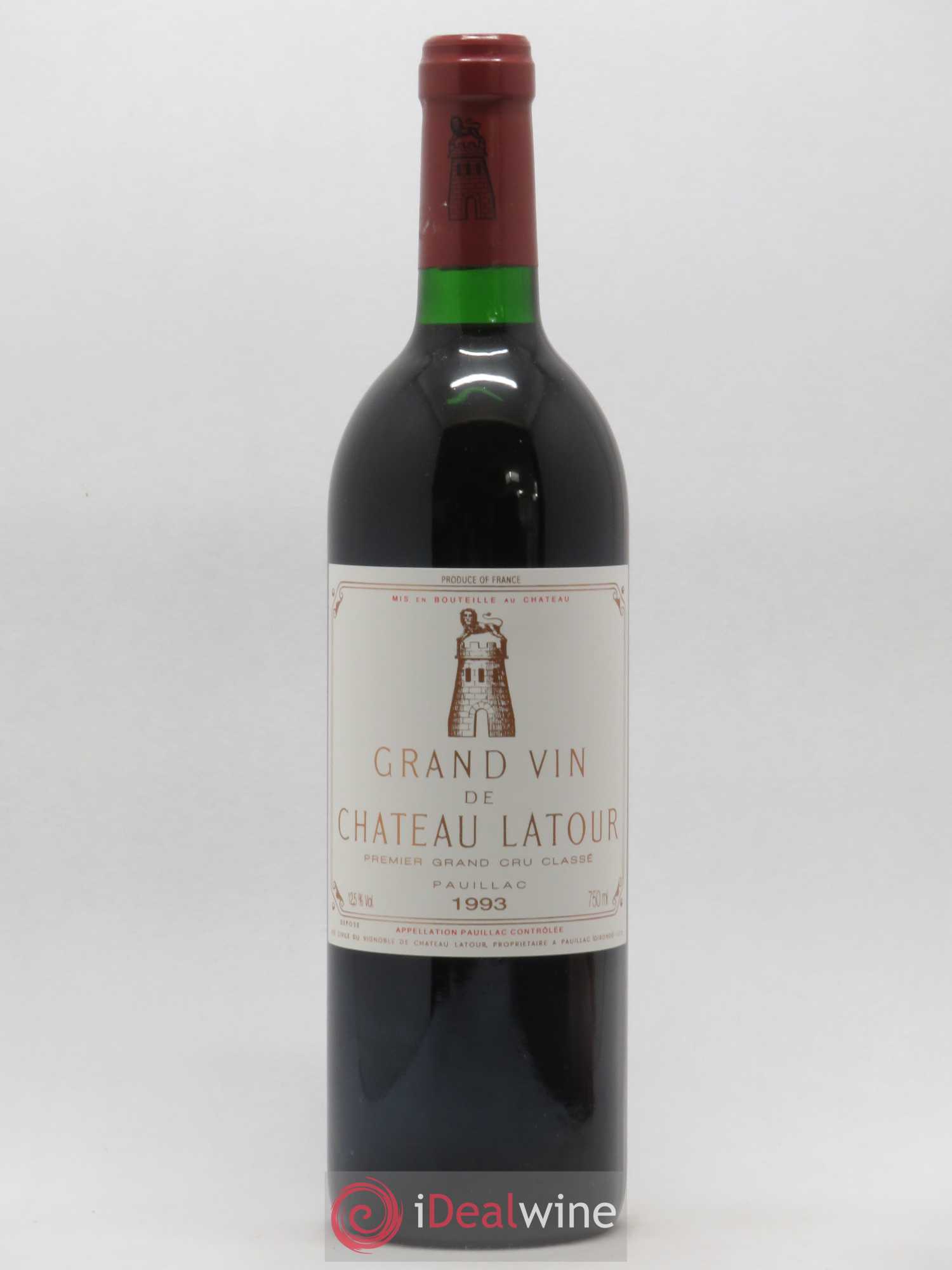 Château Latour 1er Grand Cru Classé 1993 - Lot de 1 bouteille - 0