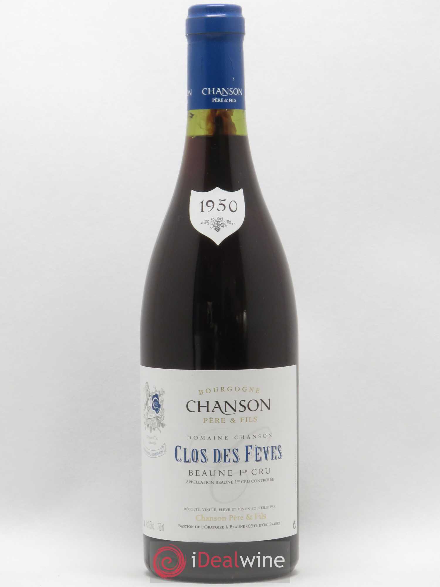 Beaune 1er Cru Clos des Fèves Chanson 1950 - Lot de 1 bouteille - 0