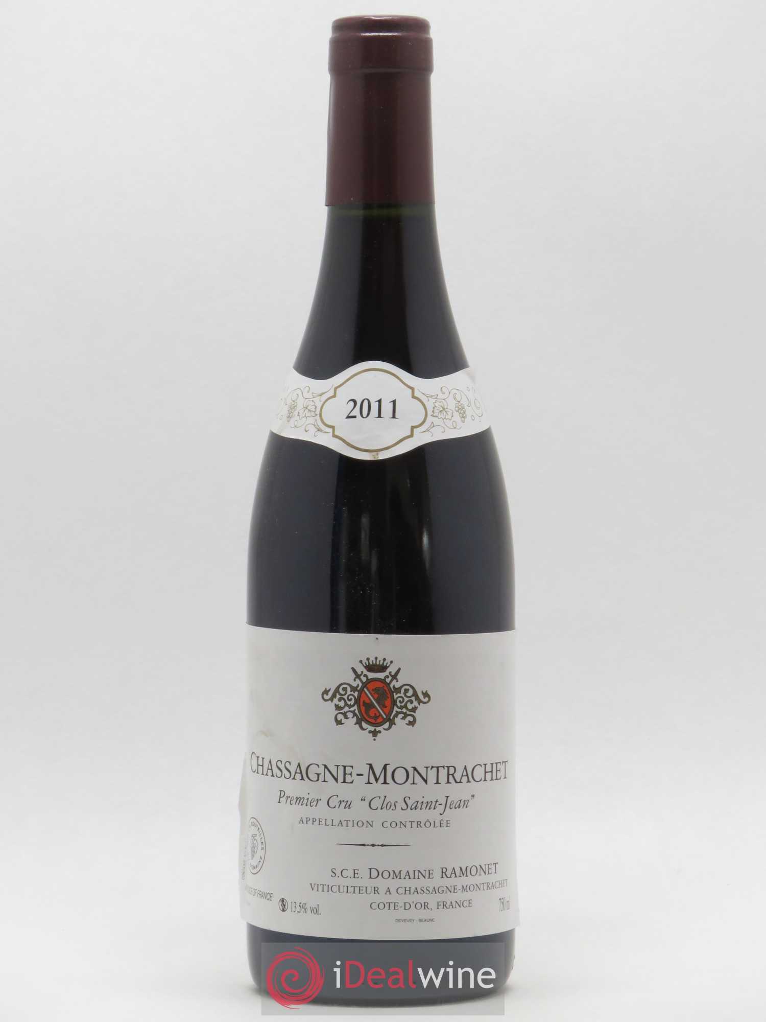 Chassagne-Montrachet 1er Cru Clos Saint-Jean Ramonet (Domaine) 2011 - Lot de 1 bouteille - 0
