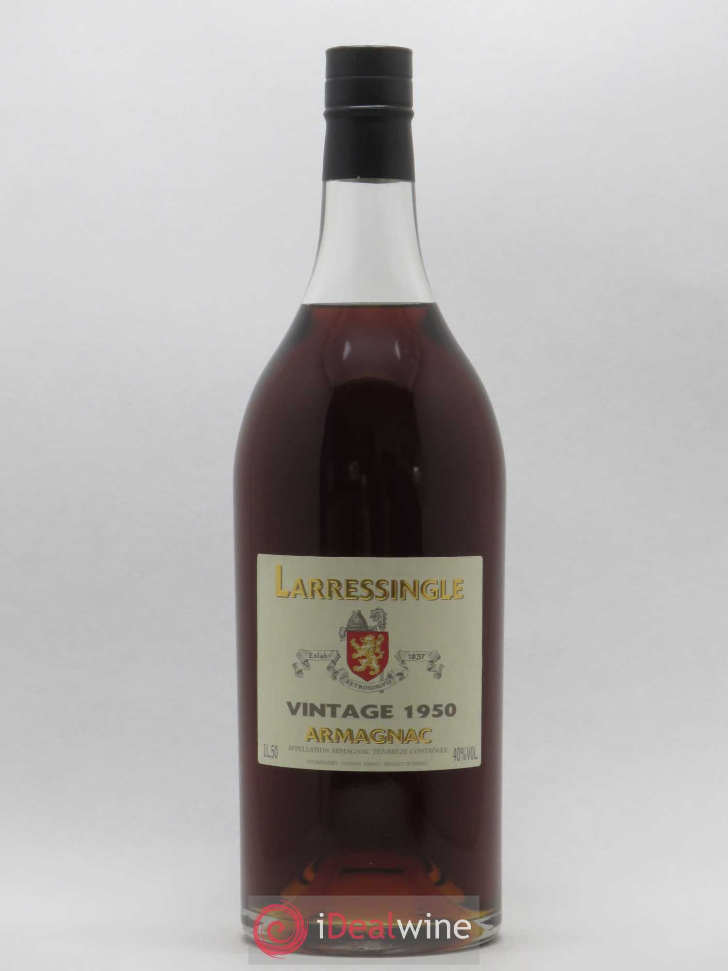 Armagnac Larressingle 1950 - Posten von 1 Magnum - 0