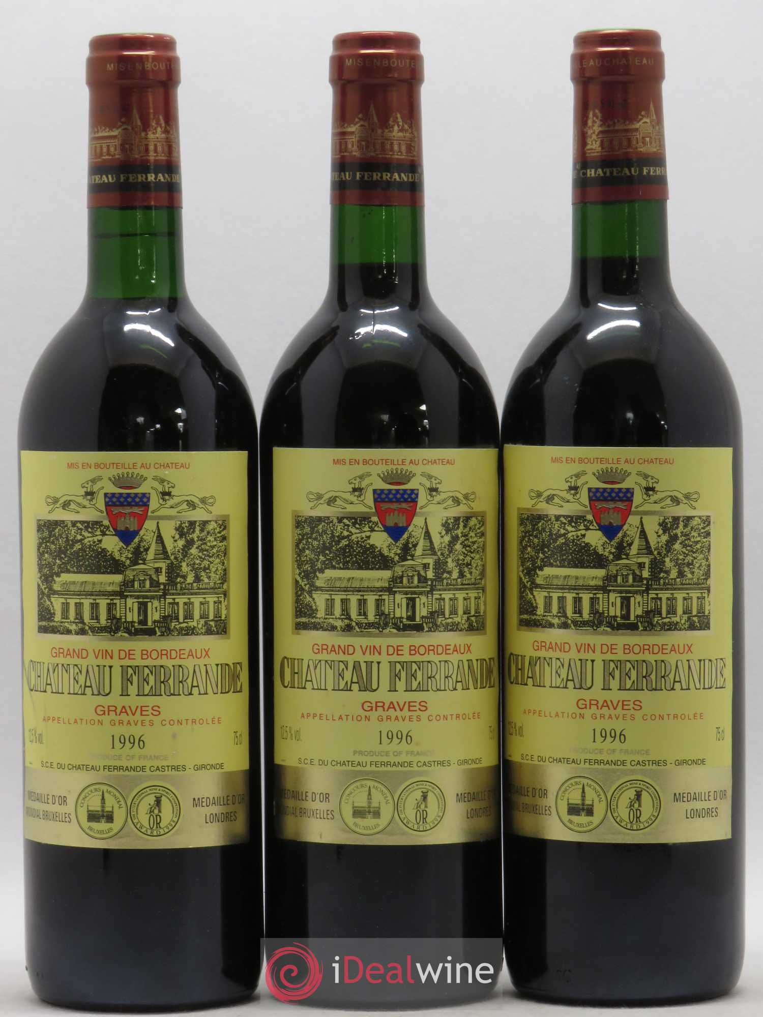 Château Ferrande 1996 - Lot de 6 bouteilles - 2