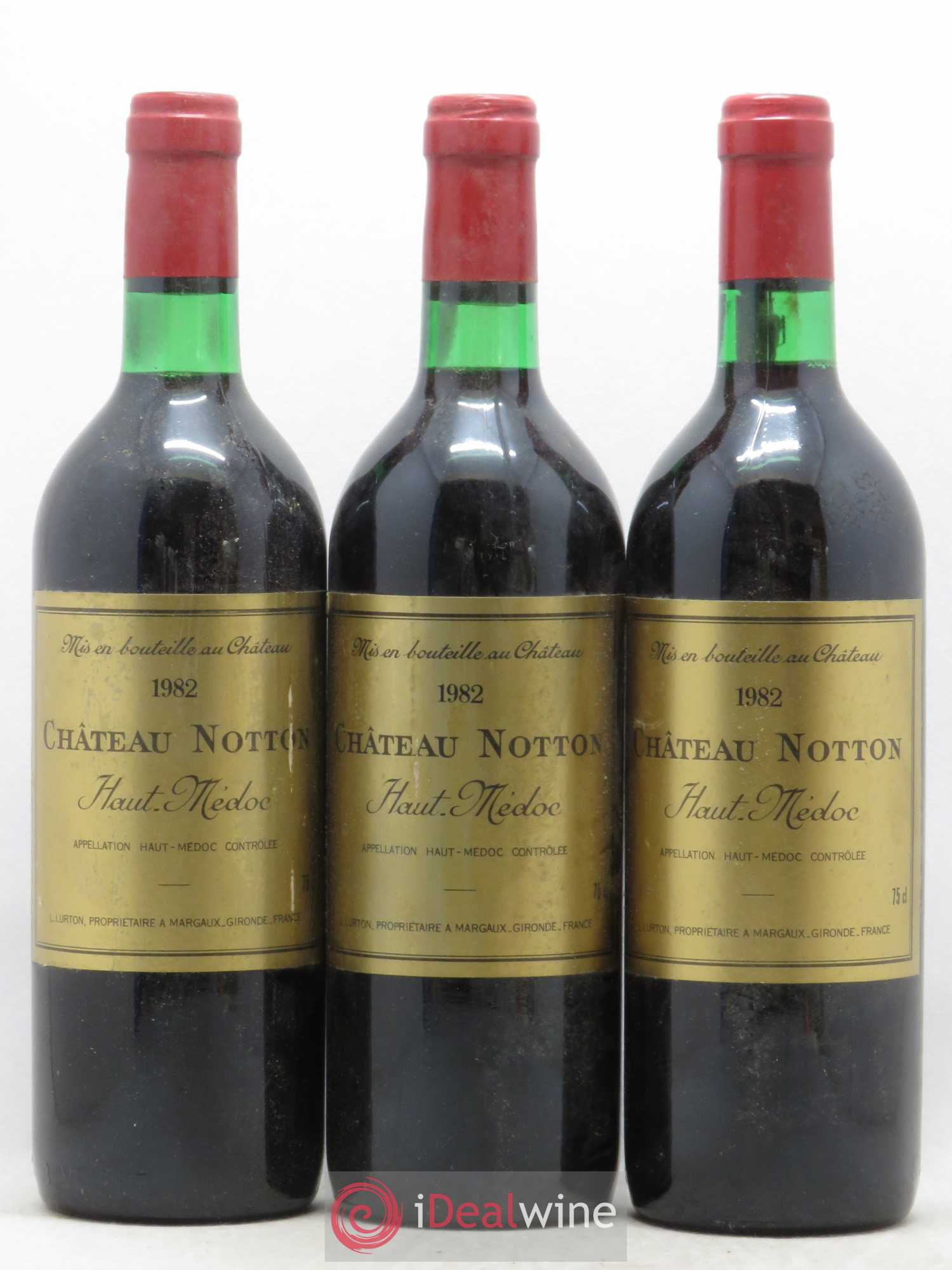 Haut Médoc Château Notton 1982 - Lot de 6 bouteilles - 1