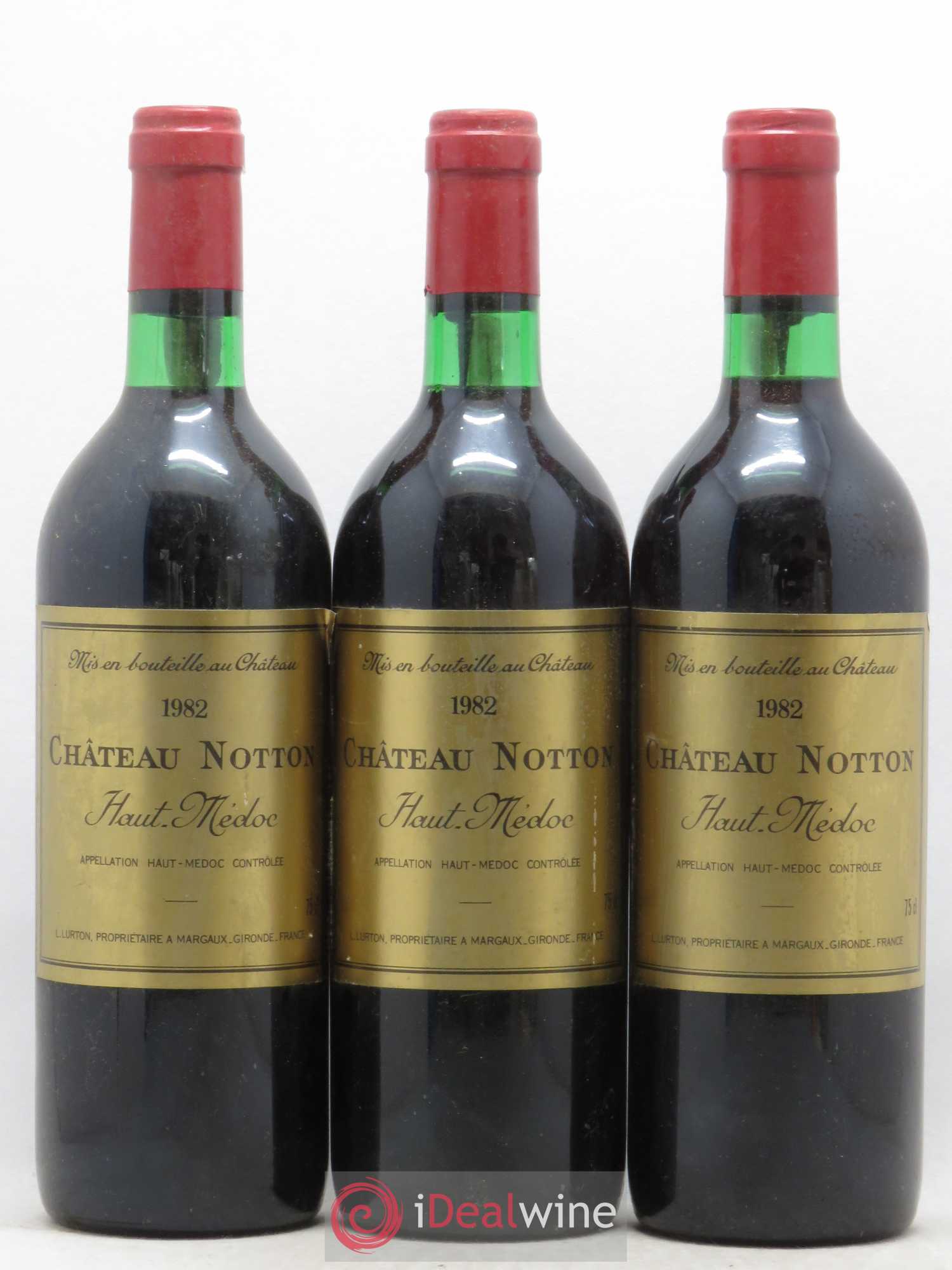 Haut Médoc Château Notton 1982 - Lot de 6 bouteilles - 2