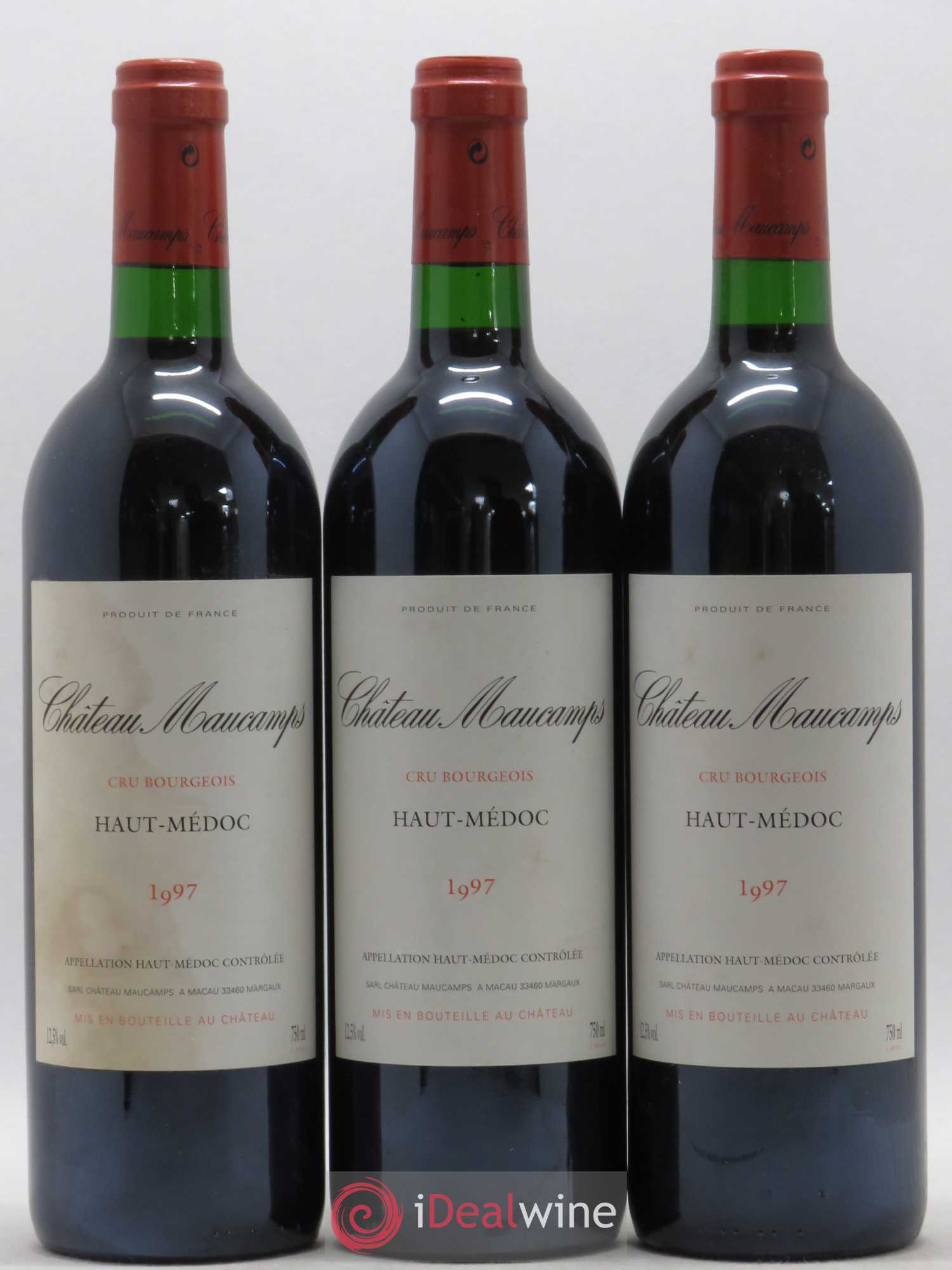 Château Maucamps Cru Bourgeois 1997 - Lot de 6 bouteilles - 1