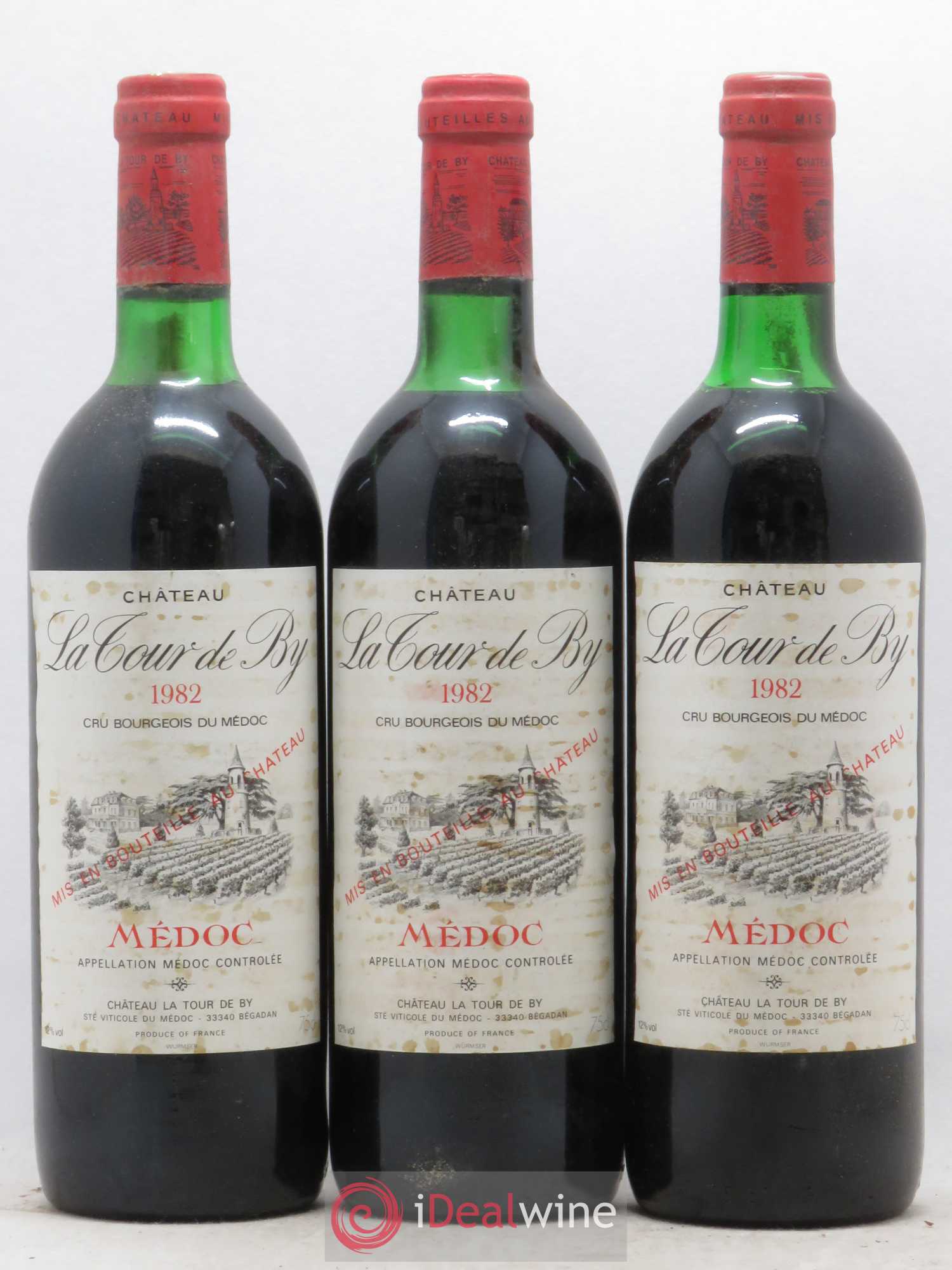 Château La Tour de By Cru Bourgeois 1982 - Lot de 6 bouteilles - 2