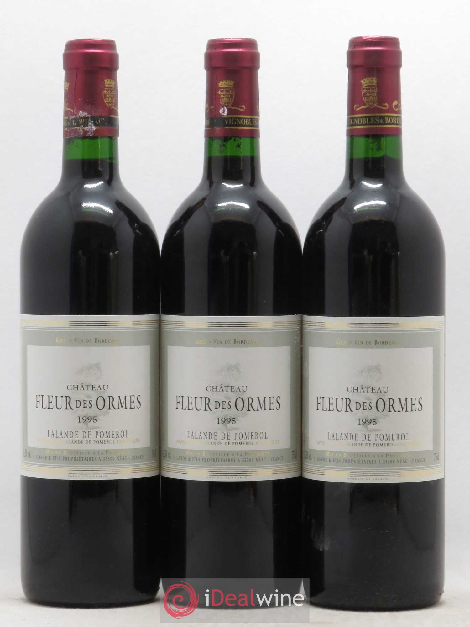 Pomerol Fleur des Ormes 1995 - Lot de 12 bouteilles - 2