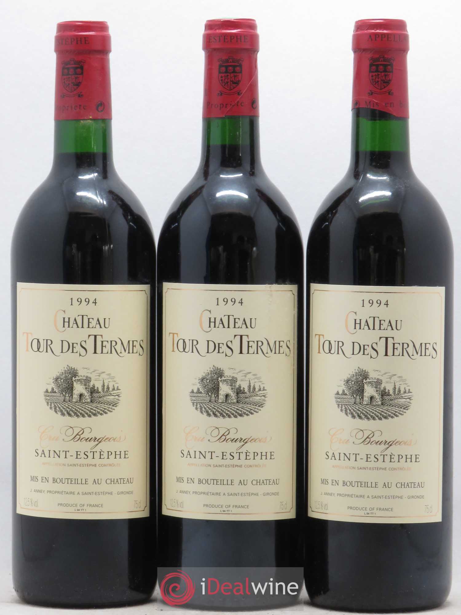 Château Tour des Termes Cru Bourgeois 1994 - Lot de 6 bouteilles - 1