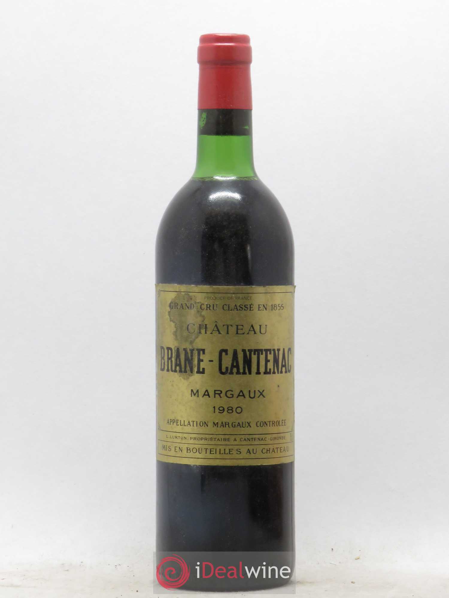 Château Brane Cantenac 2ème Grand Cru Classé 1980 - Lot de 1 bouteille - 0