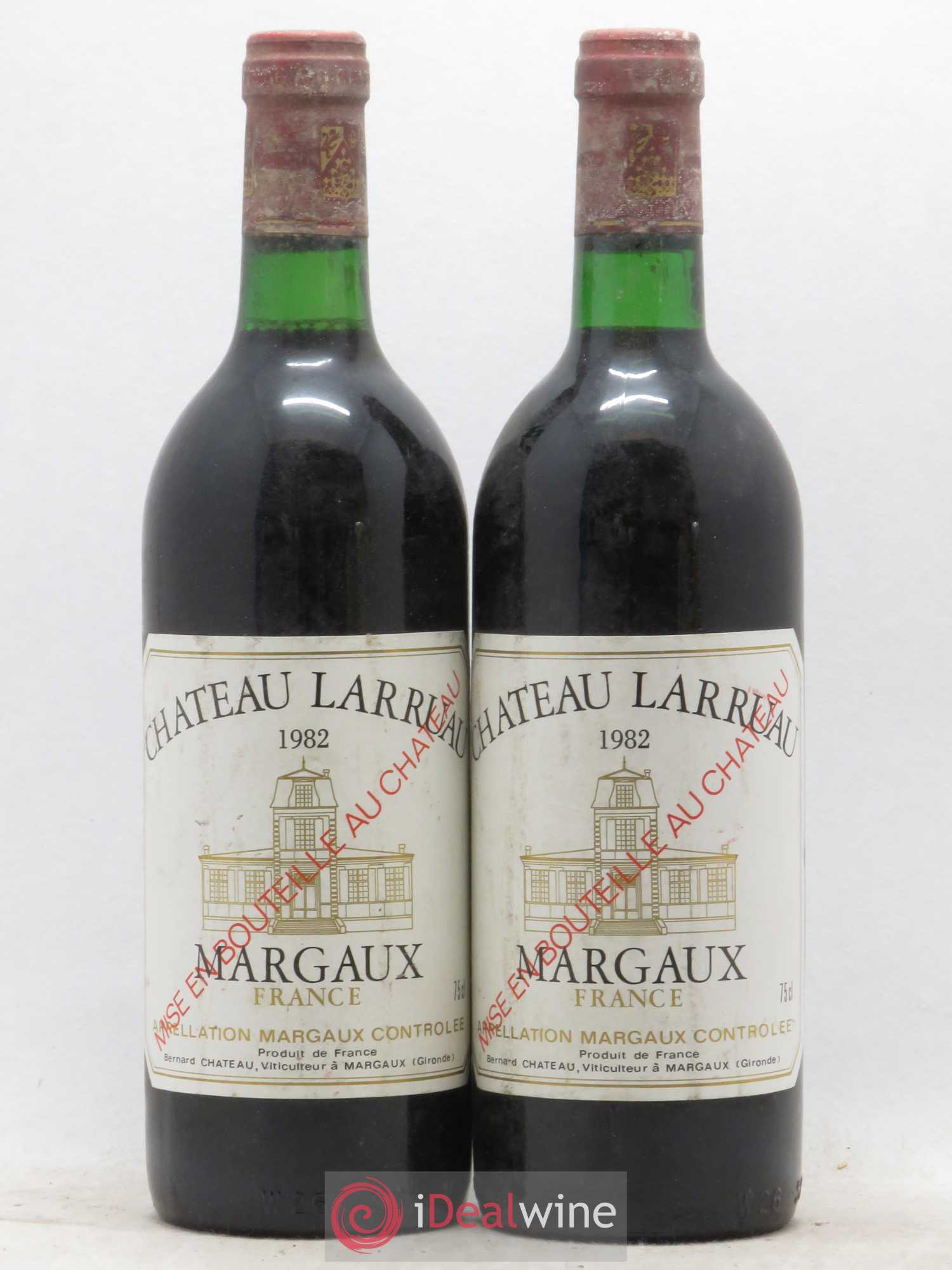 Château Larruau 1982 - Lot de 2 bouteilles - 0