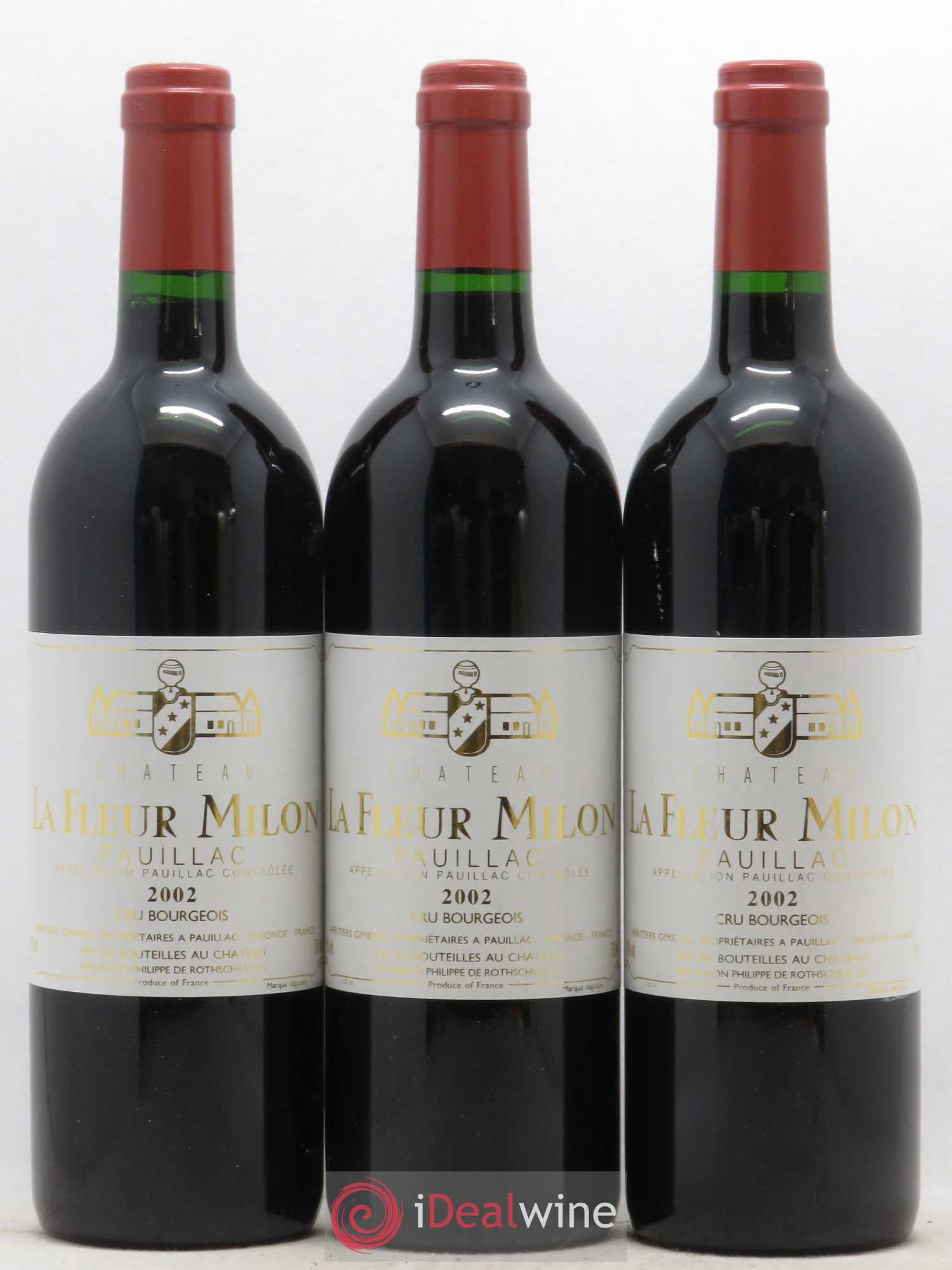 Château la Fleur Milon Cru Bourgeois (sans prix de réserve) 2002 - Lot de 6 bouteilles - 1