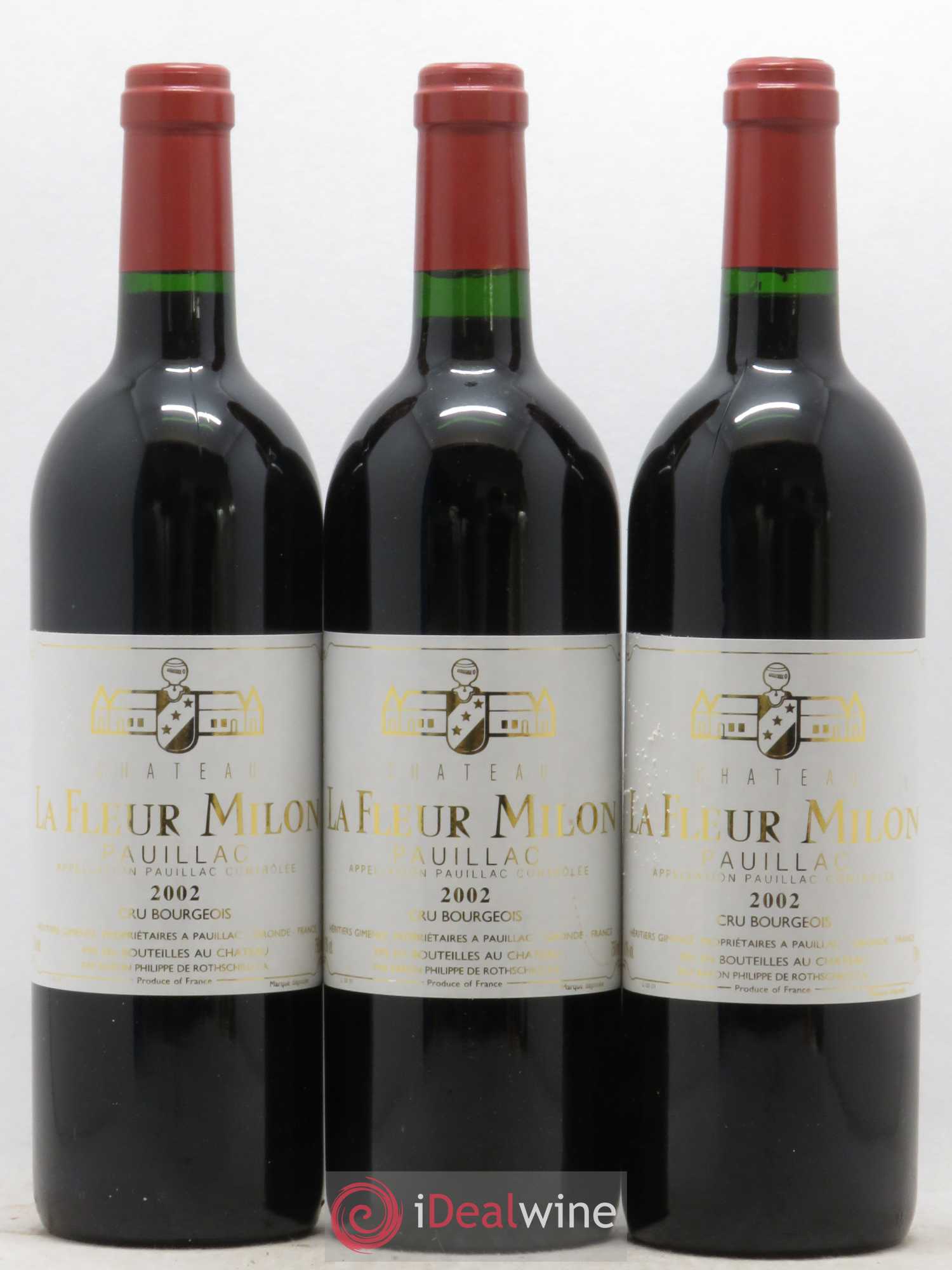 Château la Fleur Milon Cru Bourgeois (sans prix de réserve) 2002 - Lot de 6 bouteilles - 2