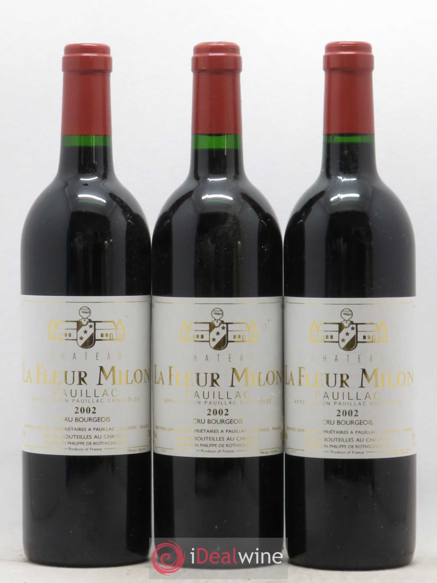 Château la Fleur Milon Cru Bourgeois  (sans prix de réserve) 2002 - Lot de 6 bouteilles - 1