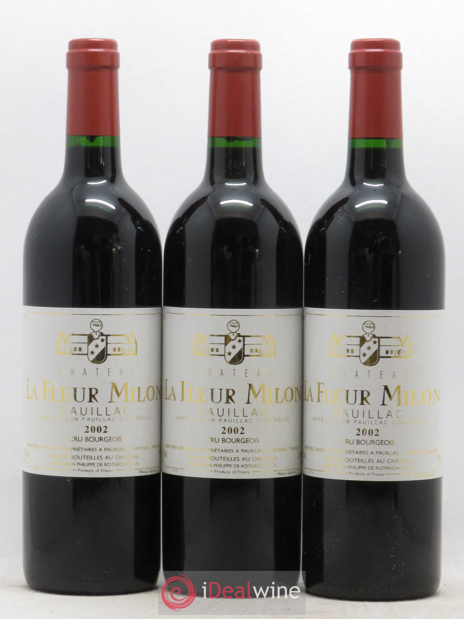 Château la Fleur Milon Cru Bourgeois  (sans prix de réserve) 2002 - Lot de 6 bouteilles - 2