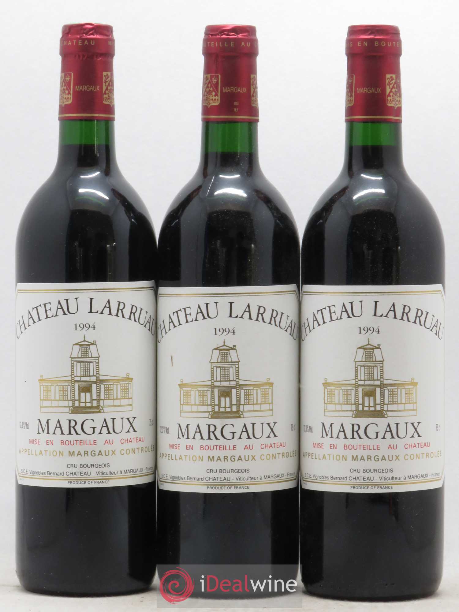 Château Larruau 1994 - Lot de 3 bouteilles - 0