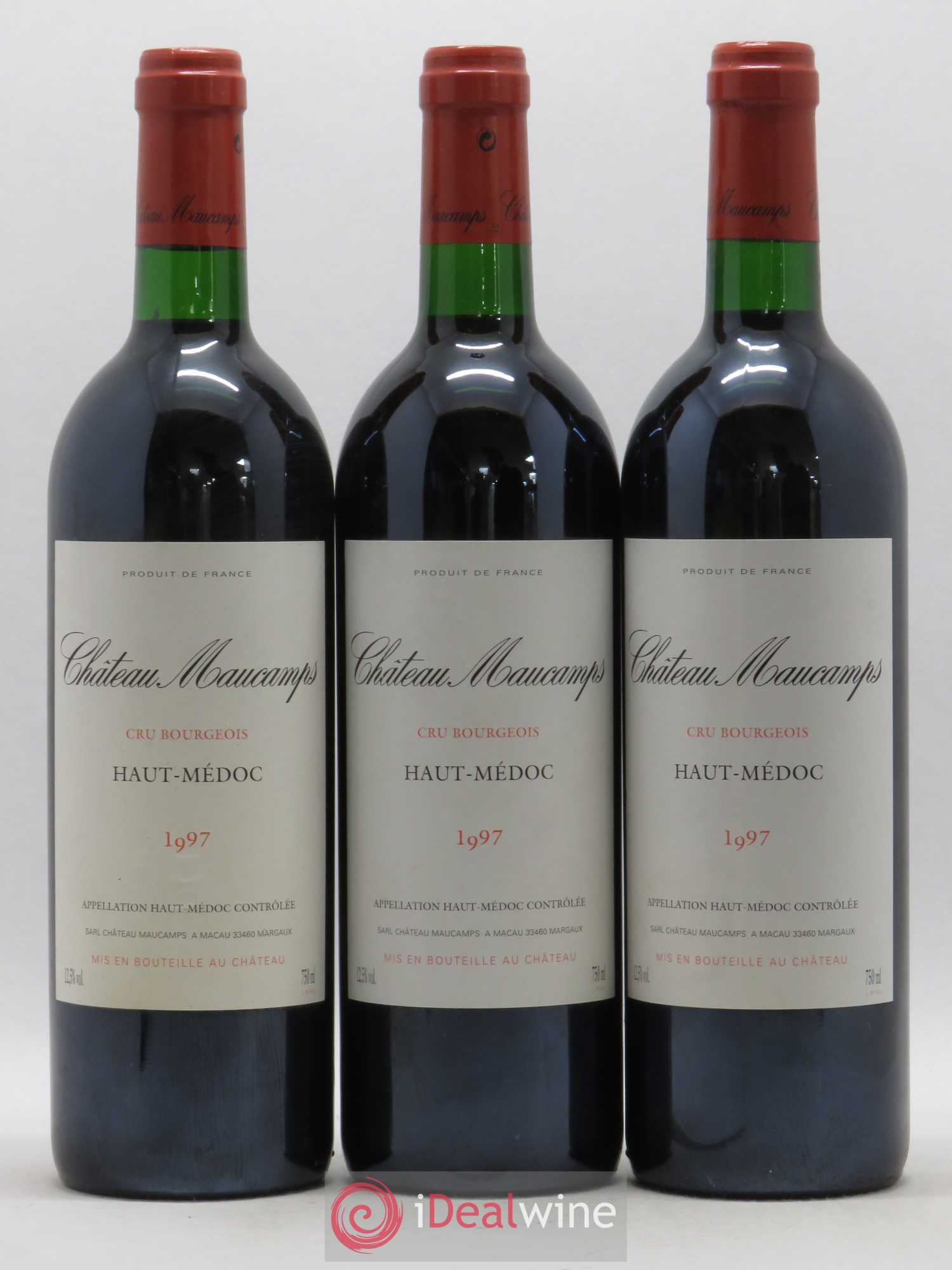 Château Maucamps Cru Bourgeois 1997 - Lot de 6 bouteilles - 1