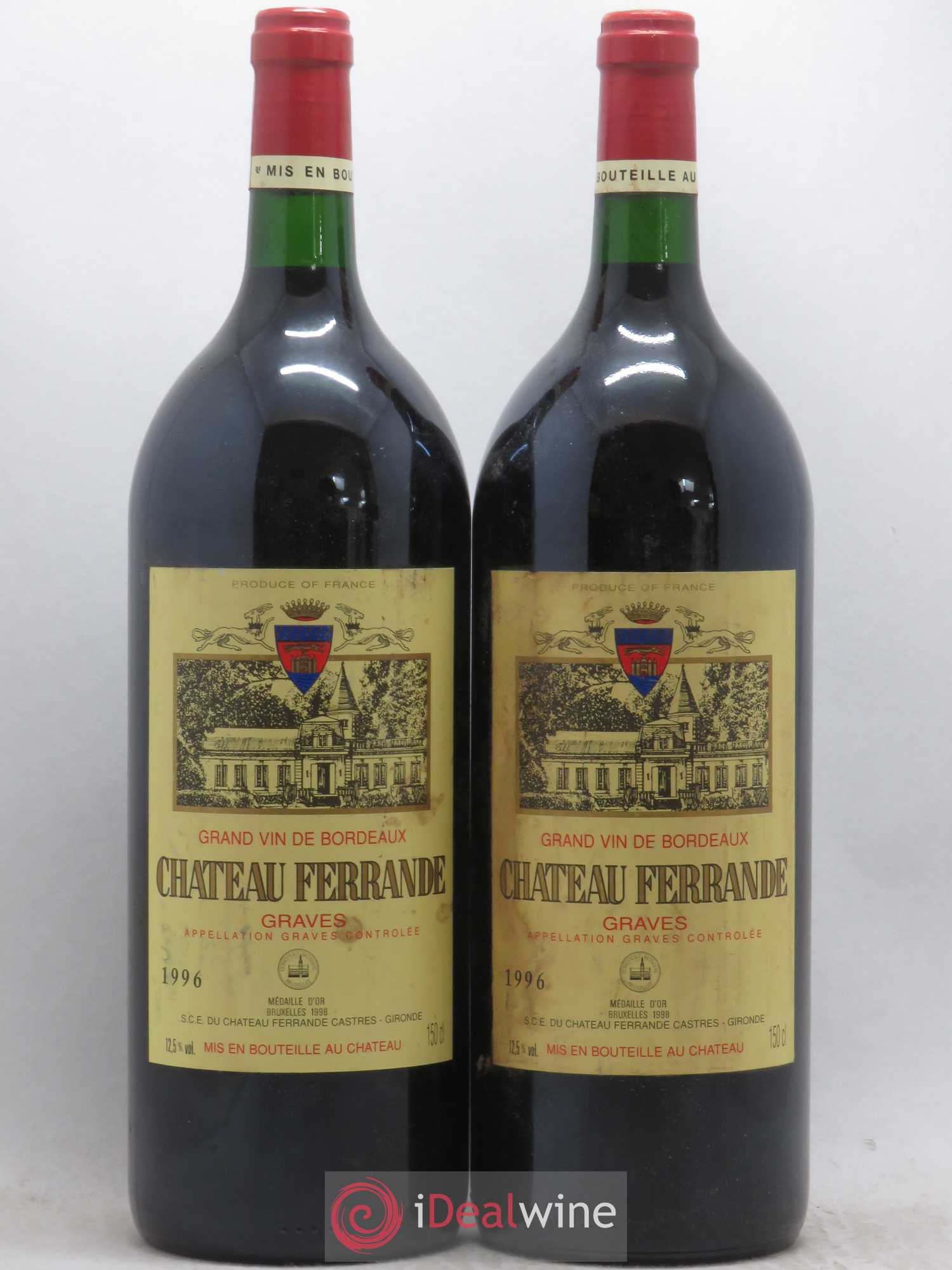 Château Ferrande 1996 - Lot de 2 magnums - 0