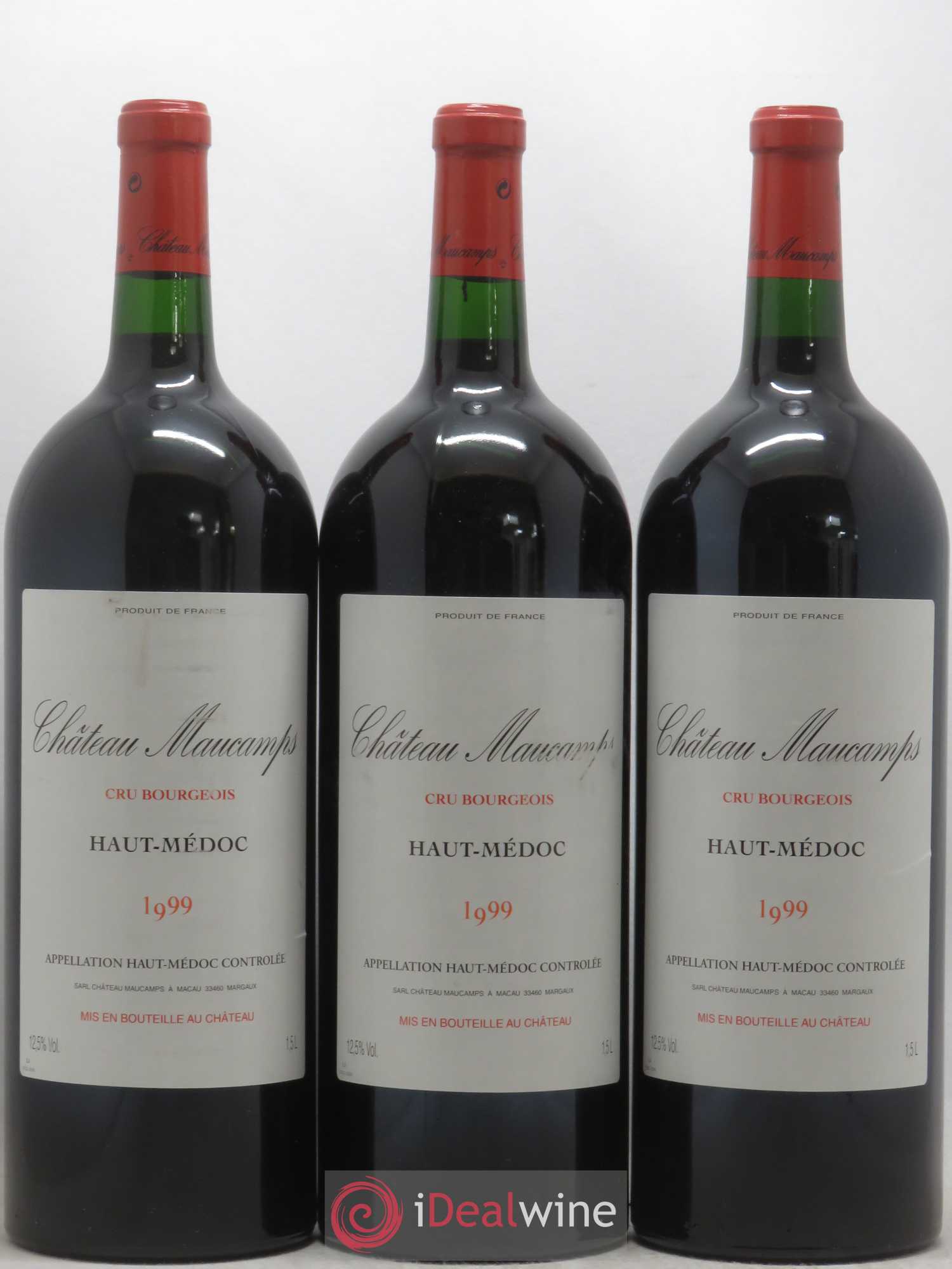 Château Maucamps Cru Bourgeois 1999 - Lot de 3 magnums - 0
