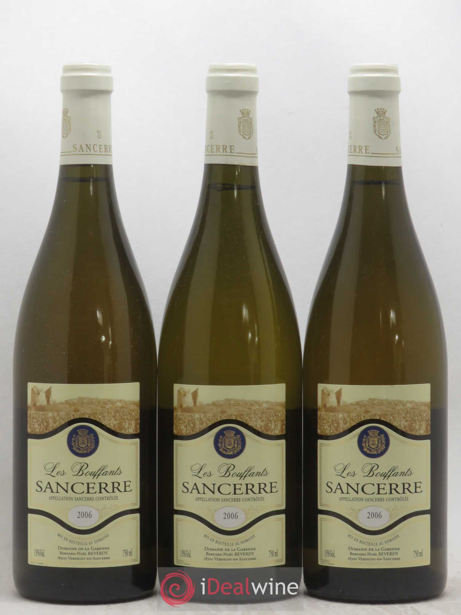 Sancerre Les Bouffants Domaine de La Garenne 2006 - Posten von 3 Flaschen - 0