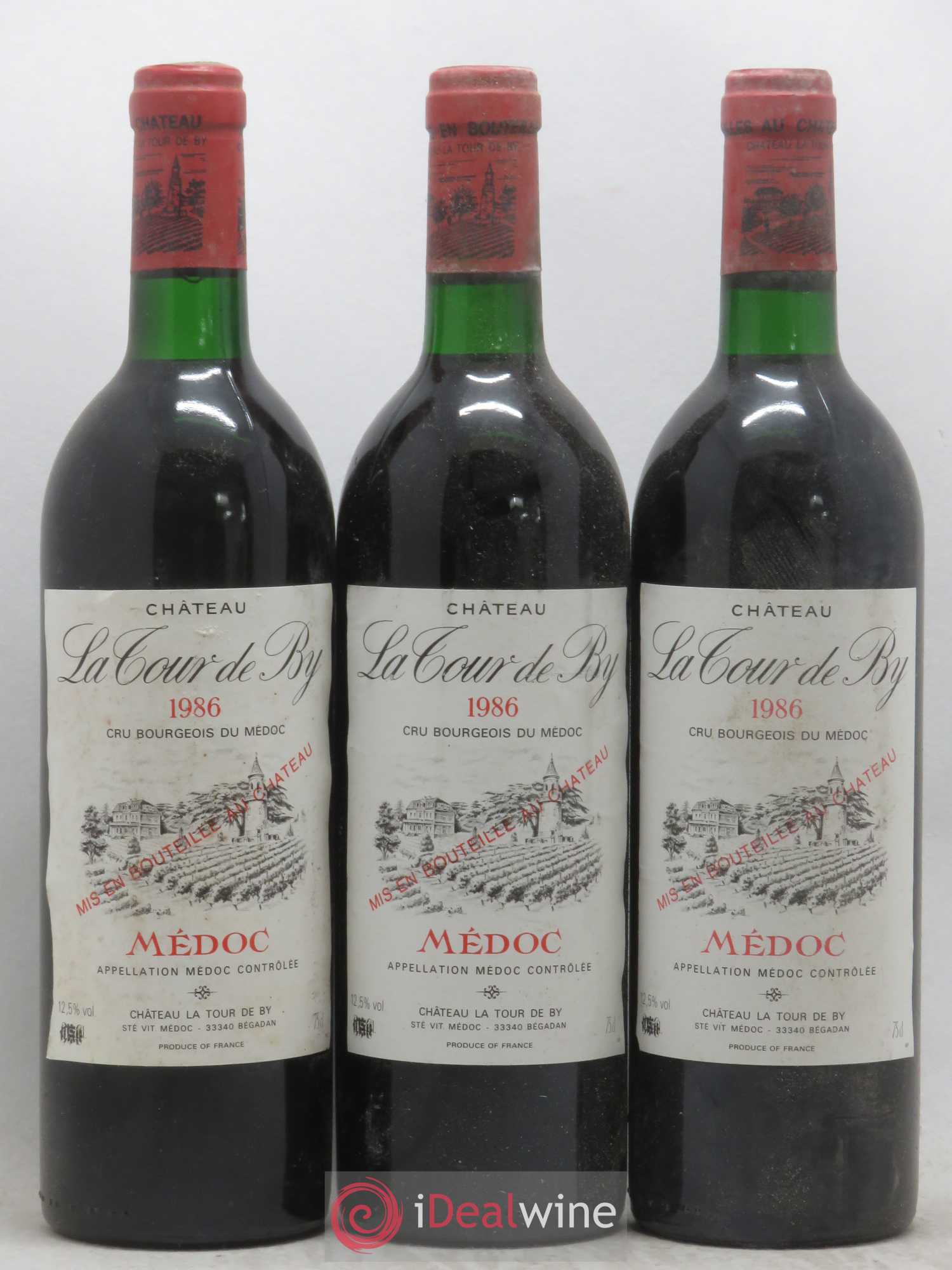 Château La Tour de By Cru Bourgeois 1986 - Lot de 6 bouteilles - 2