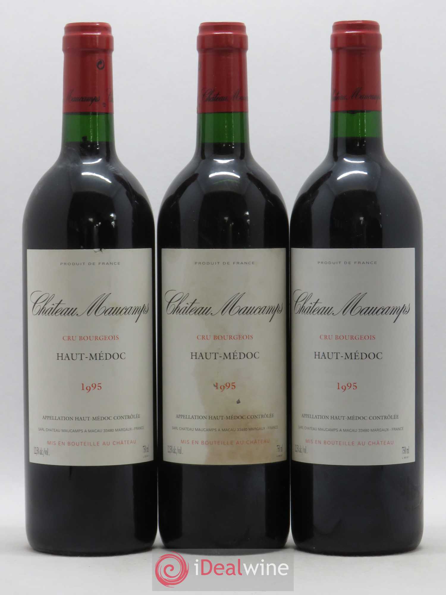 Château Maucamps Cru Bourgeois 1995 - Lot de 6 bouteilles - 1