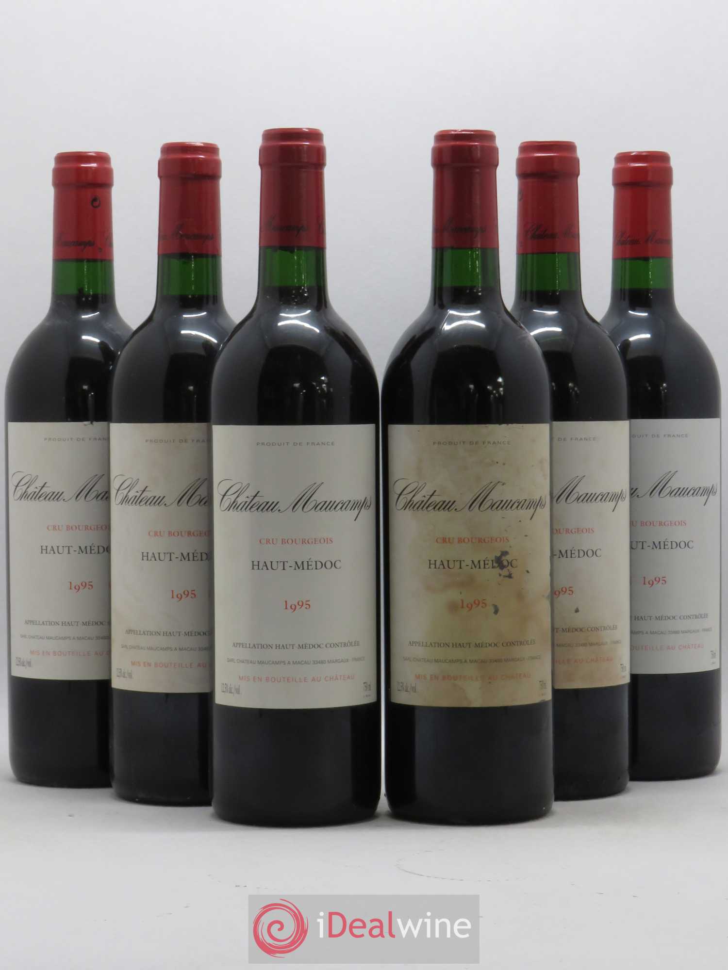 Château Maucamps Cru Bourgeois 1995 - Lot de 6 bouteilles - 0