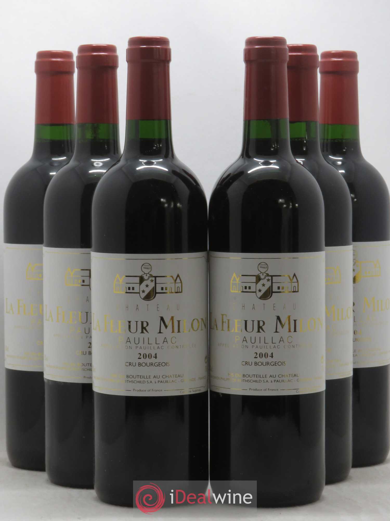 Château la Fleur Milon Cru Bourgeois 2004 - Lot de 6 bouteilles - 0