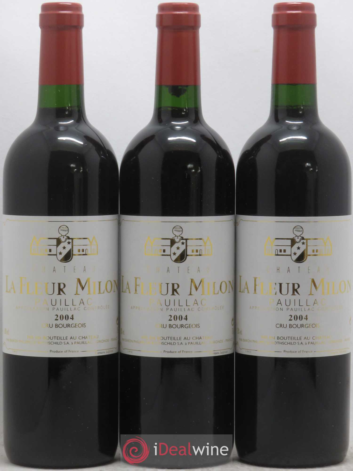 Château la Fleur Milon Cru Bourgeois 2004 - Lot de 6 bouteilles - 1