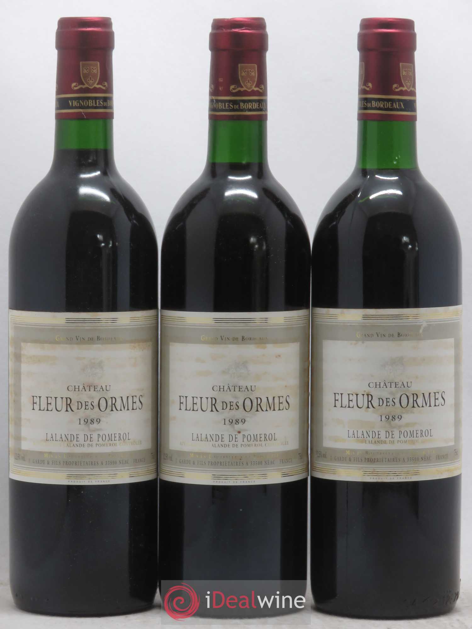 Lalande-de-Pomerol Château Fleur des Ormes 1989 - Lot de 6 bouteilles - 2