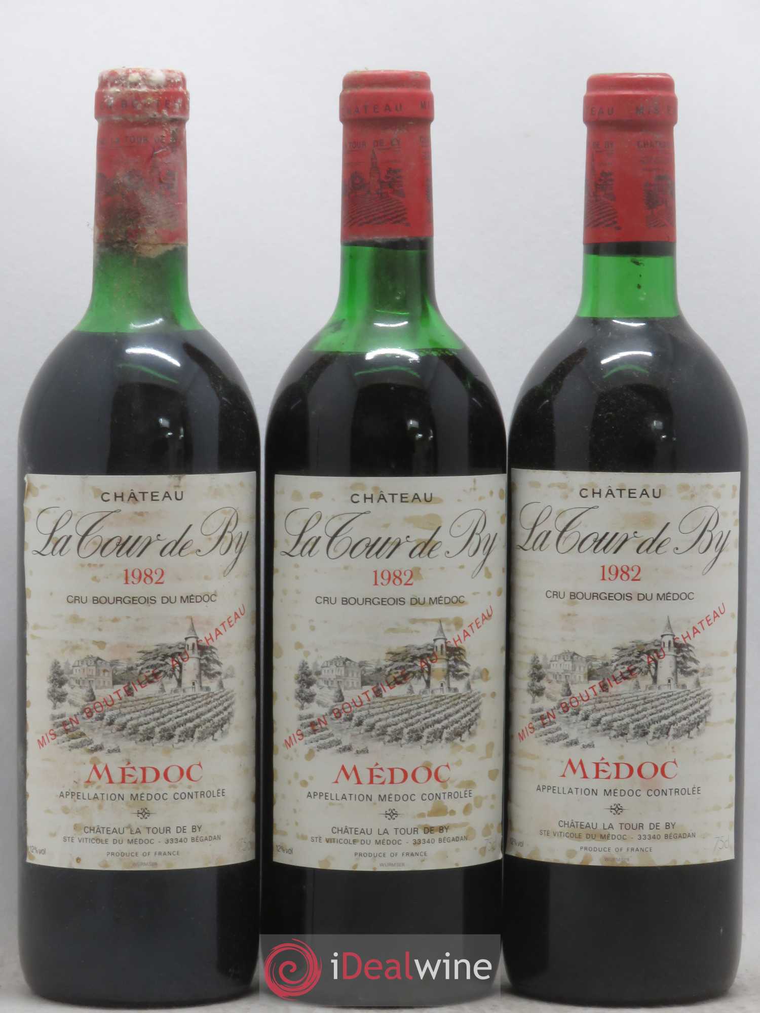 Château La Tour de By Cru Bourgeois 1982 - Lot de 6 bouteilles - 2