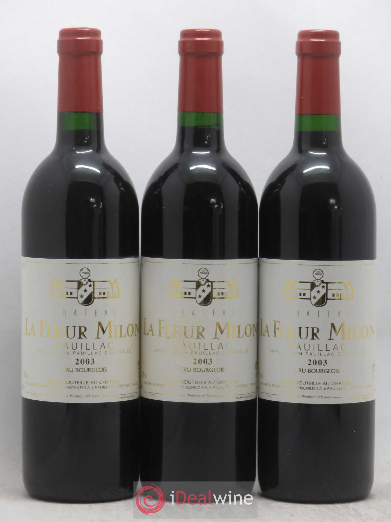 Château la Fleur Milon Cru Bourgeois 2003 - Lot de 6 bouteilles - 1