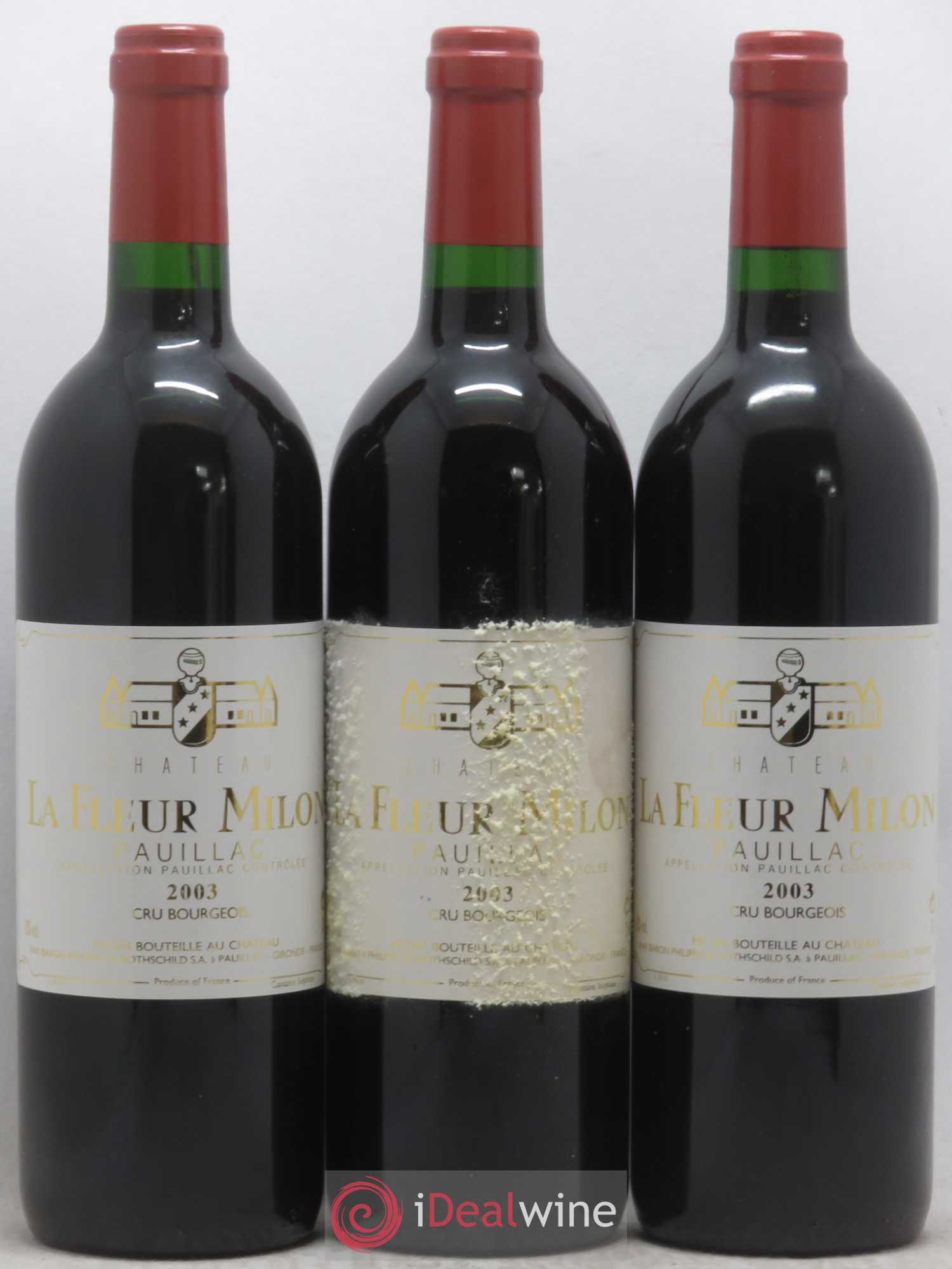 Château la Fleur Milon Cru Bourgeois 2003 - Lot de 6 bouteilles - 1