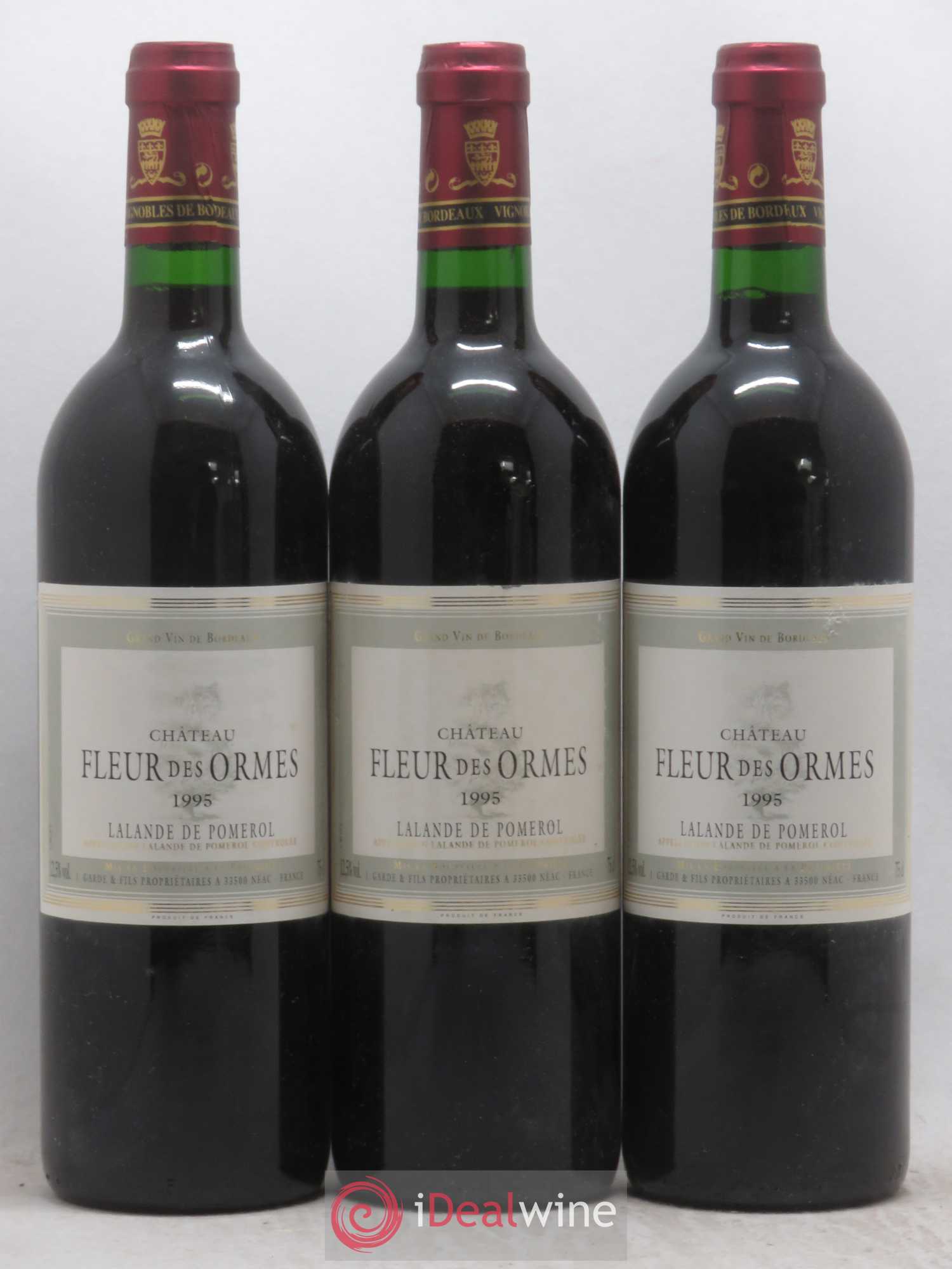 Lalande-de-Pomerol Château Fleur des Ormes 1995 - Posten von 6 Flaschen - 1