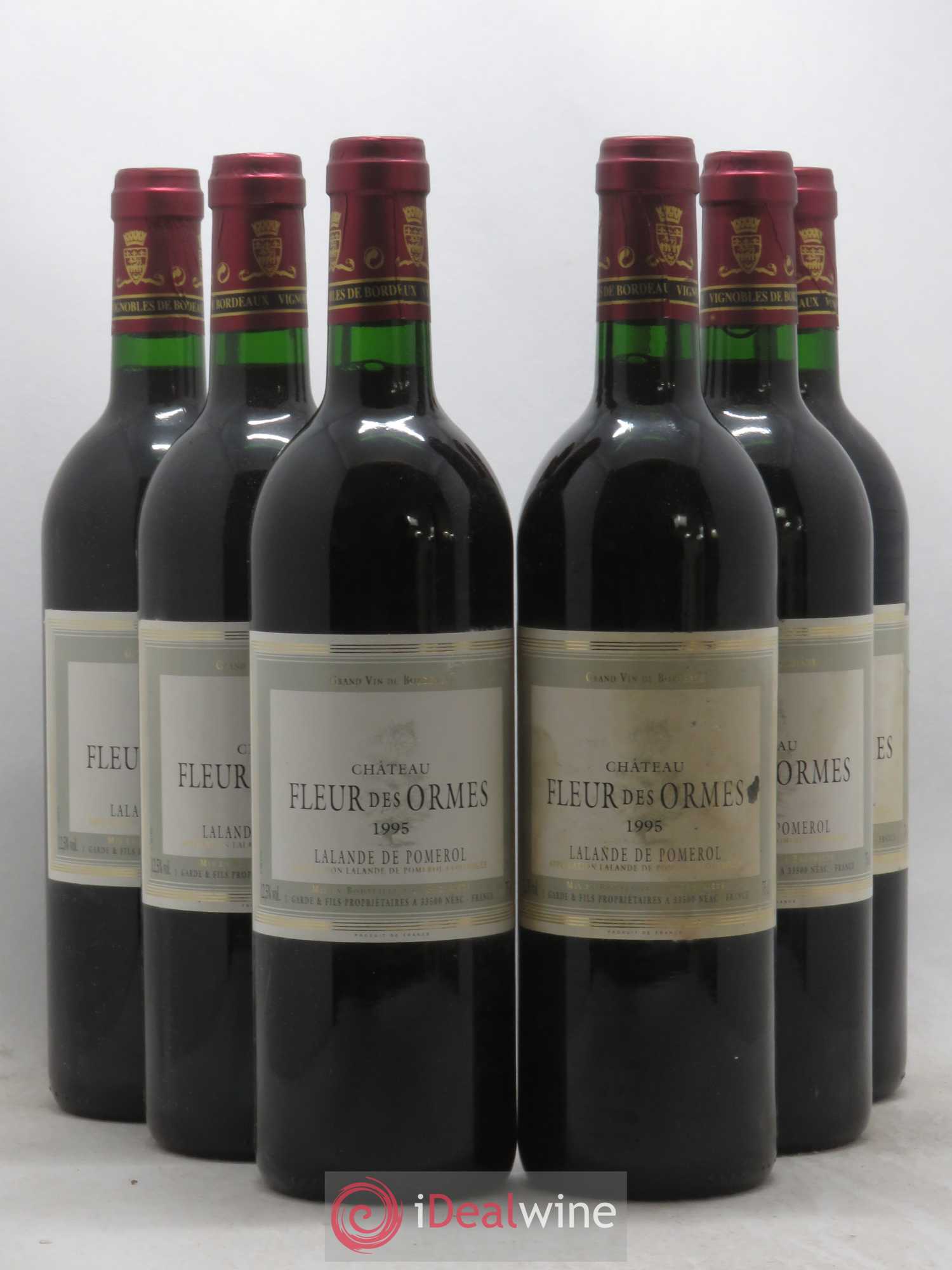 Lalande-de-Pomerol Château Fleur des Ormes 1995 - Posten von 6 Flaschen - 0