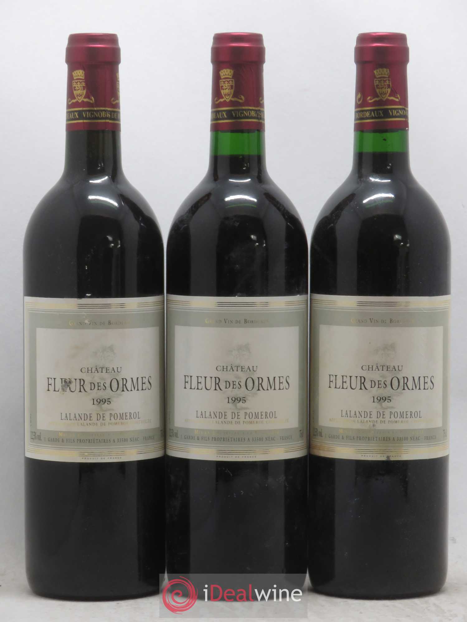 Lalande-de-Pomerol Château Fleur des Ormes 1995 - Posten von 6 Flaschen - 2