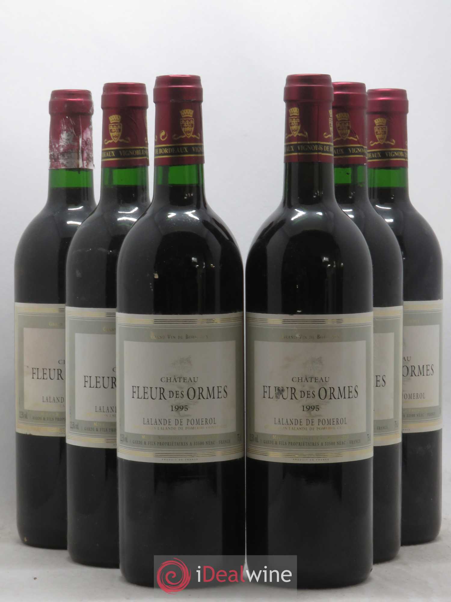 Lalande-de-Pomerol Château Fleur des Ormes 1995 - Posten von 6 Flaschen - 0