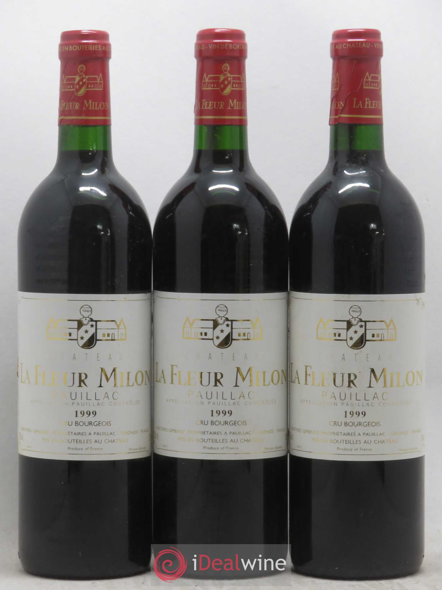 Château la Fleur Milon Cru Bourgeois (sans prix de réserve) 1999 - Lot de 6 bouteilles - 1