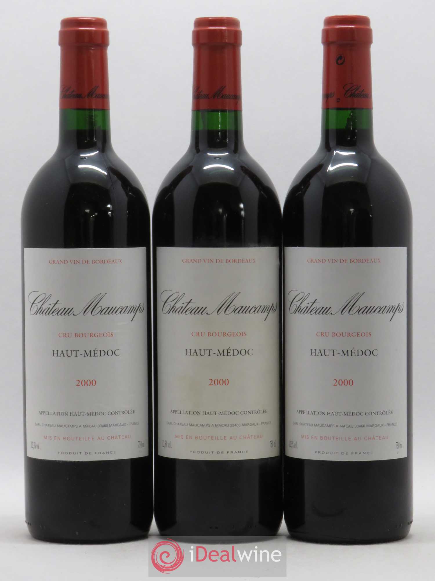Château Maucamps Cru Bourgeois 2000 - Lot de 6 bouteilles - 1
