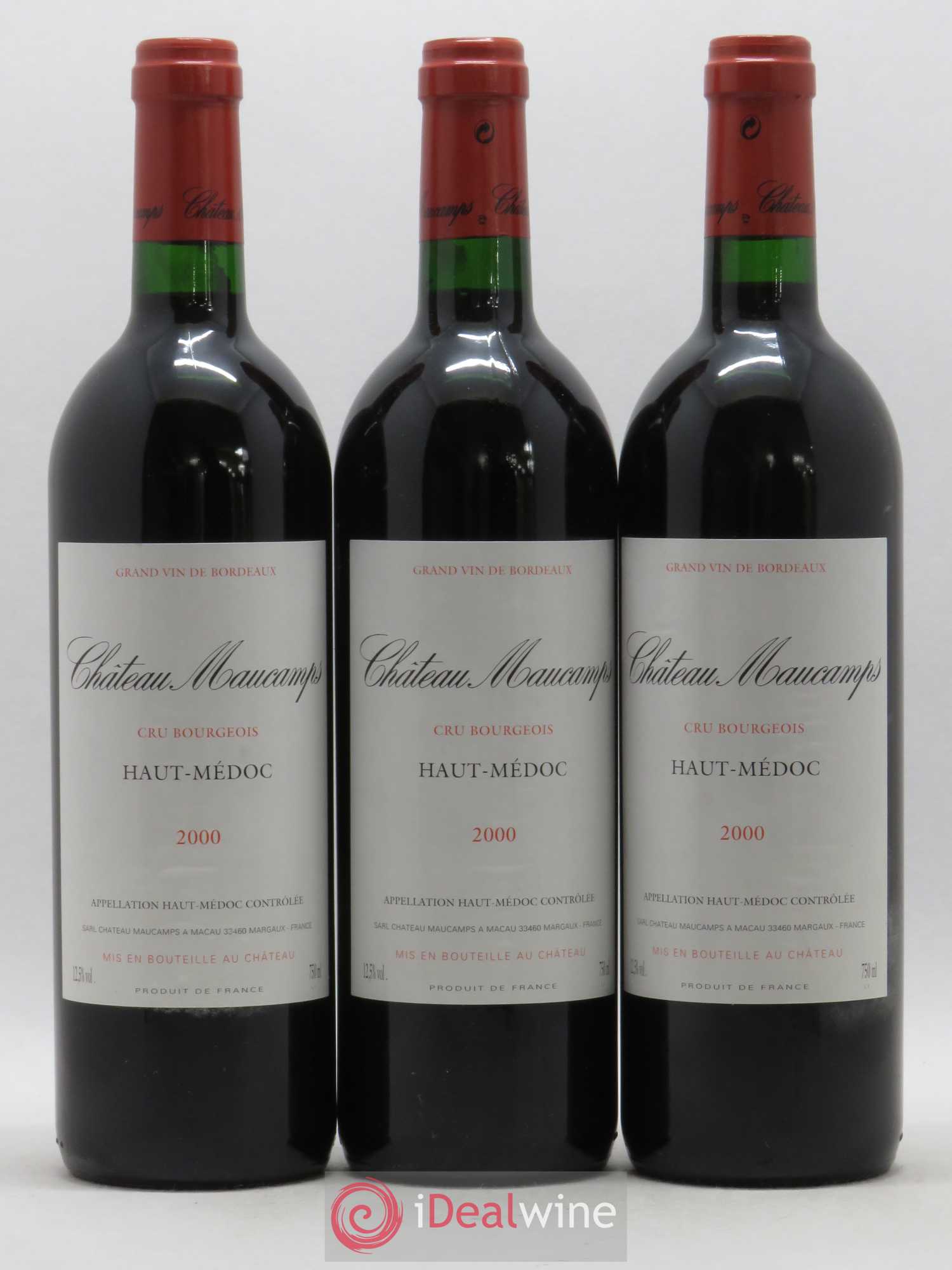 Château Maucamps Cru Bourgeois 2000 - Lot de 6 bouteilles - 2