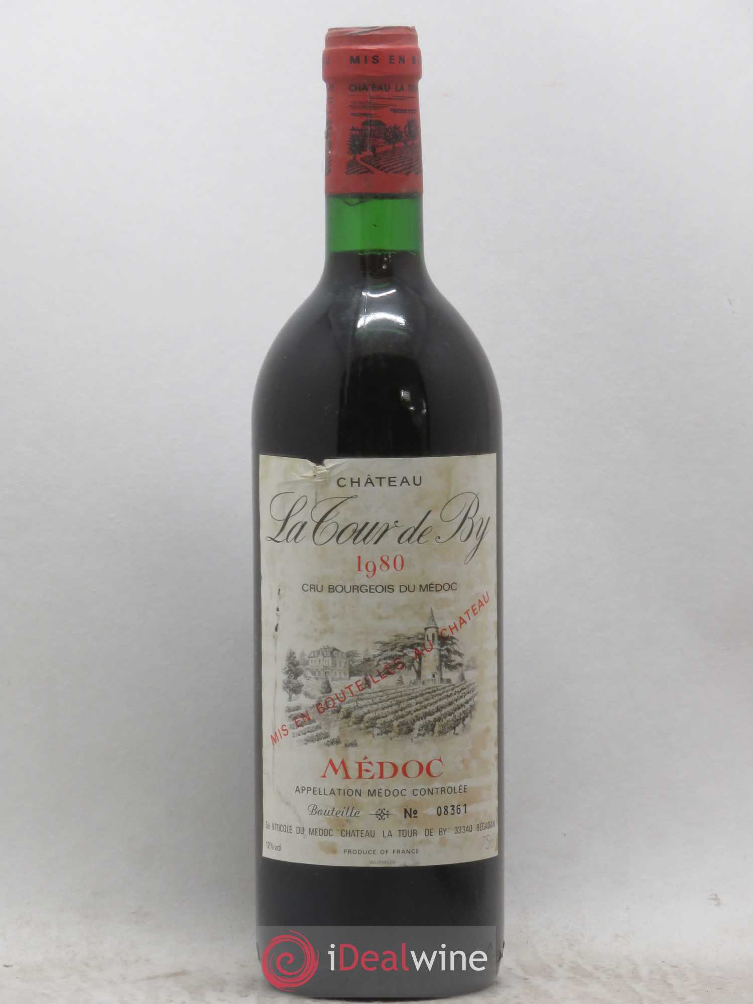 Château La Tour de By Cru Bourgeois 1980 - Lot de 1 bouteille - 0