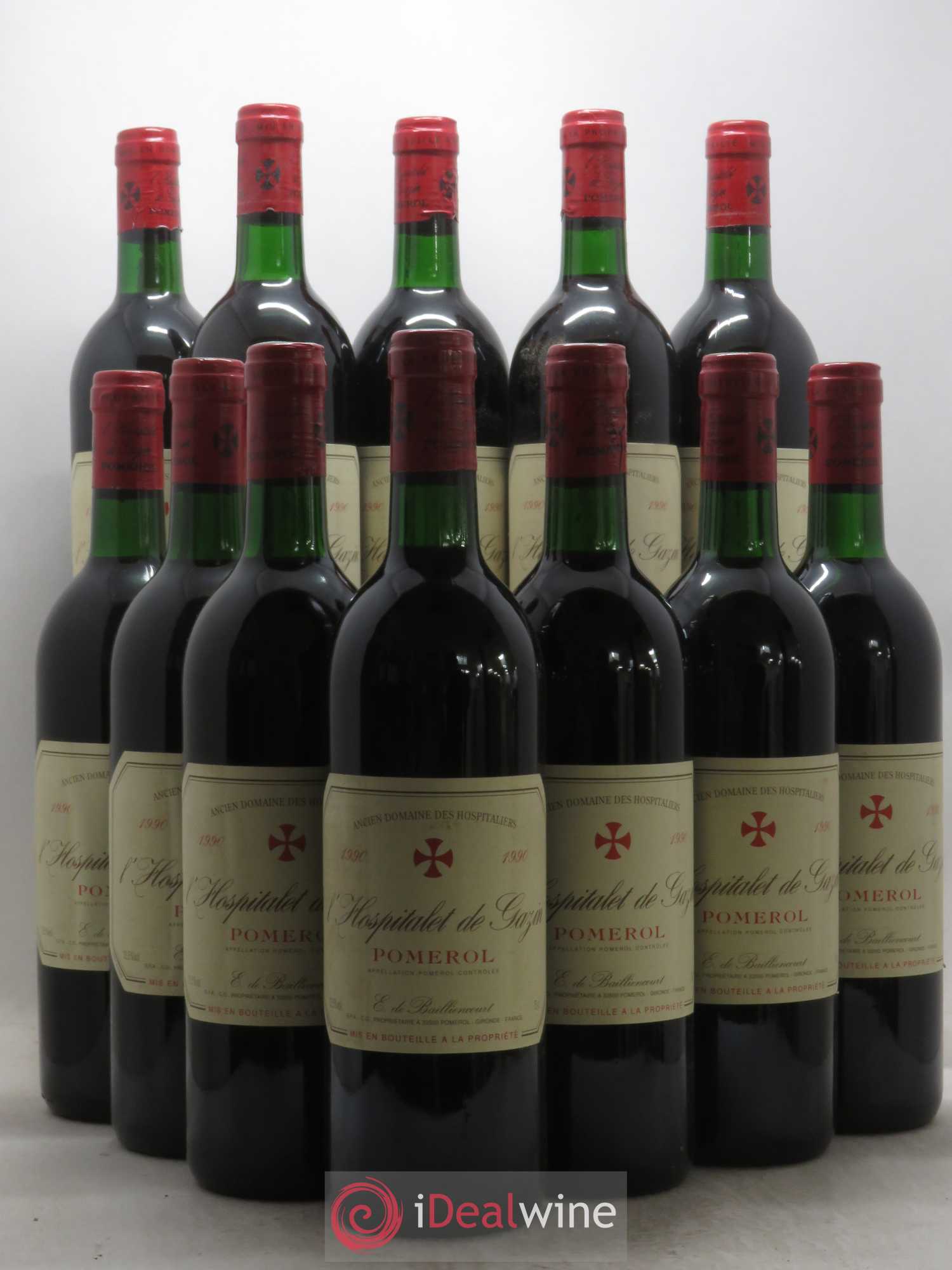 L'Hospitalet de Gazin Second Vin 1990 - Lot de 12 bouteilles - 0