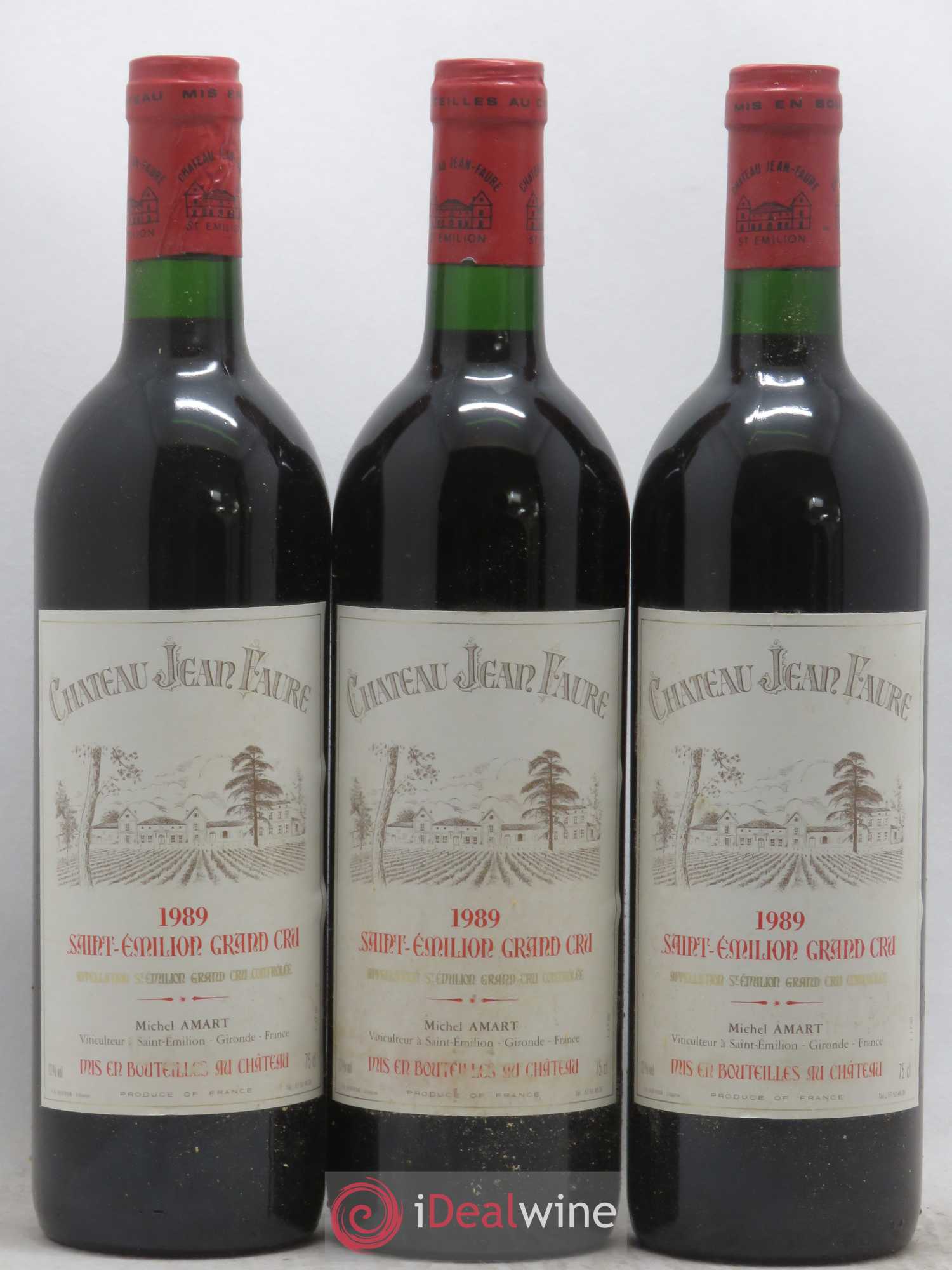 Château Jean Faure Grand Cru Classé 1989 - Lot of 12 bottles - 2