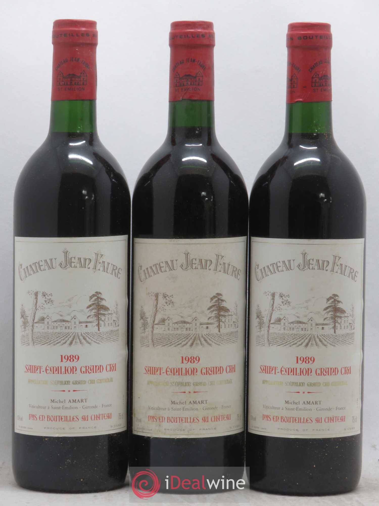 Château Jean Faure Grand Cru Classé 1989 - Lot of 12 bottles - 4