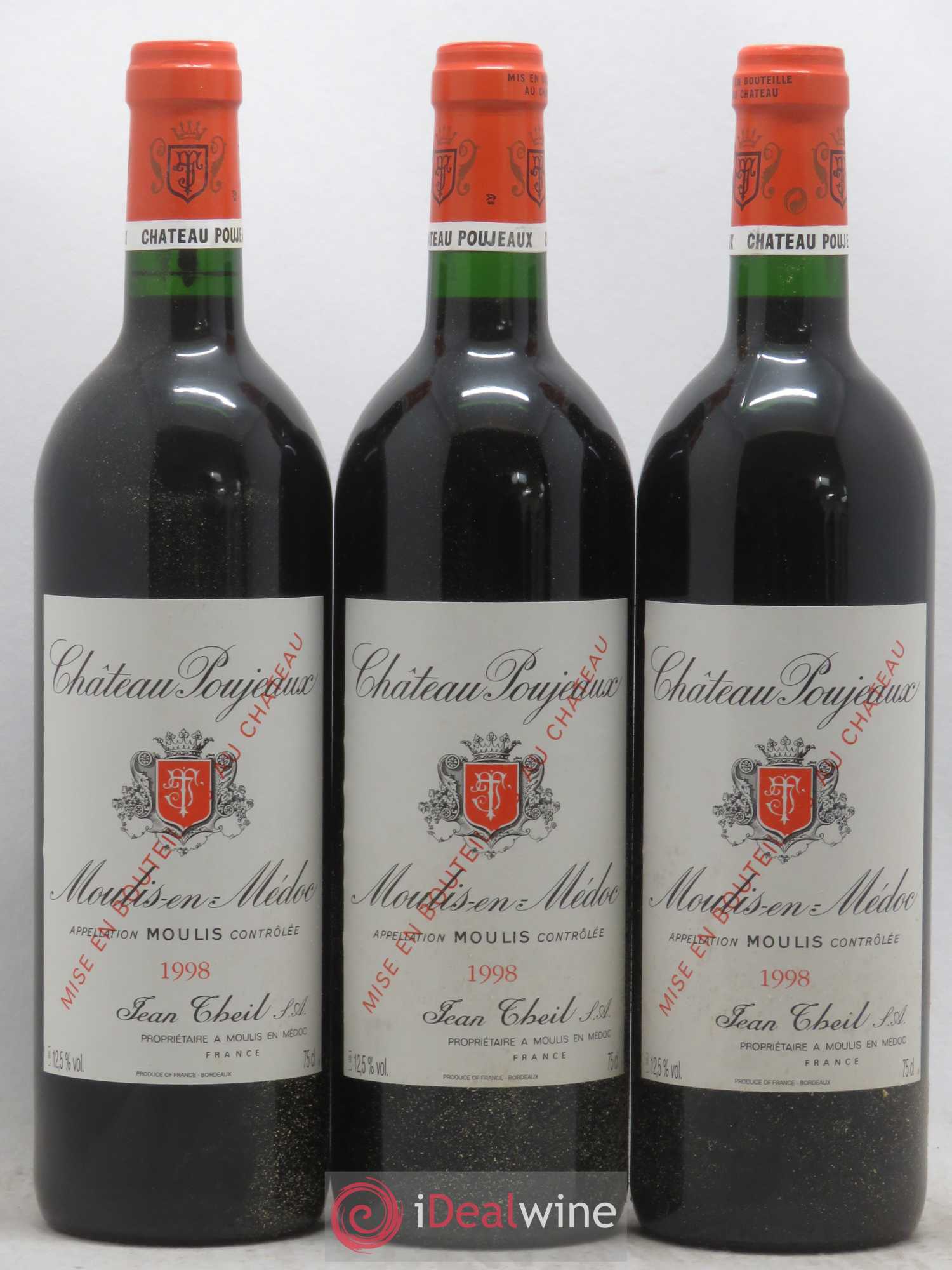 Château Poujeaux 1998 - Lot de 12 bouteilles - 4