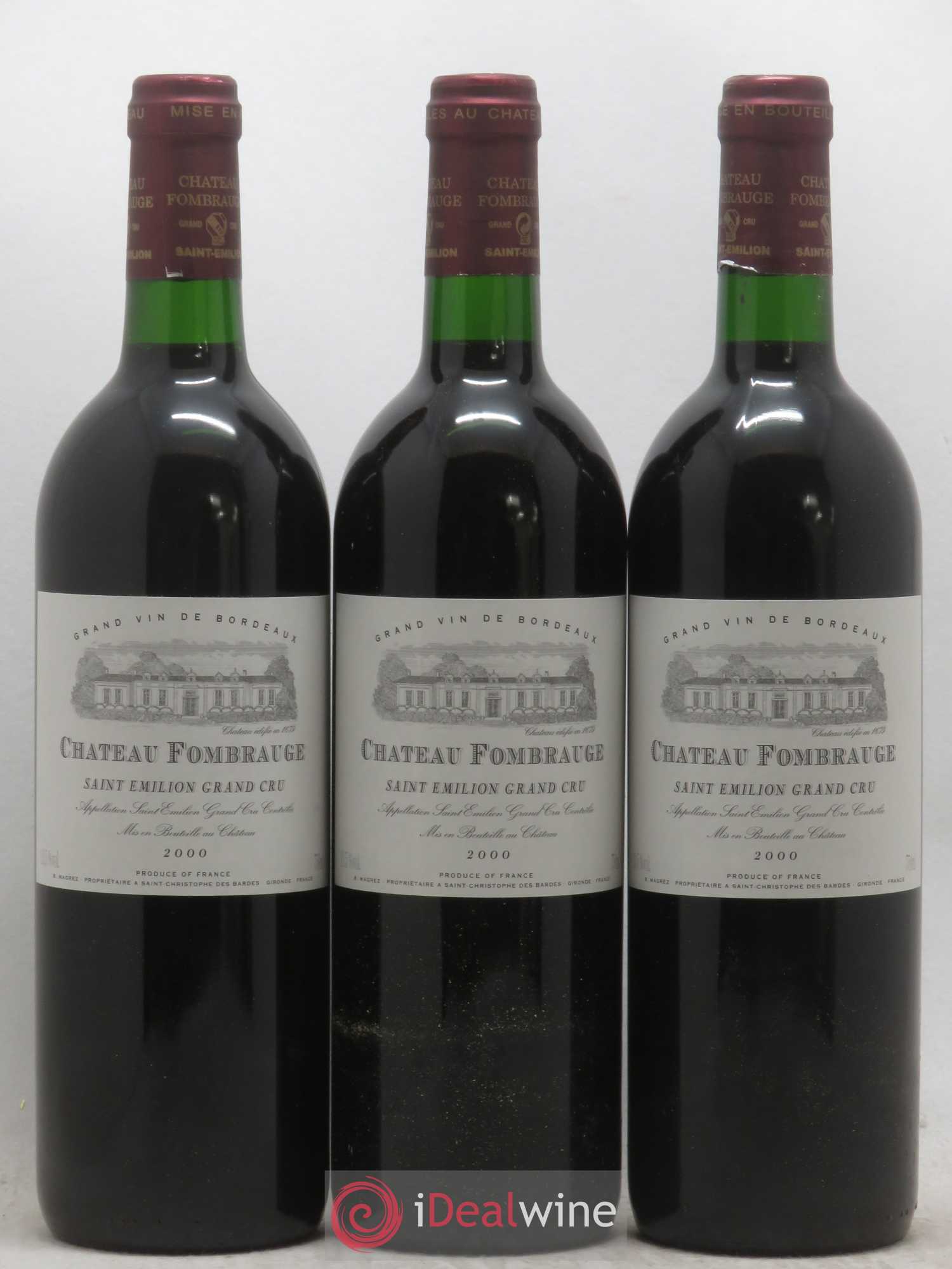 Château Fombrauge Grand Cru Classé 2000 - Lot de 12 bouteilles - 4