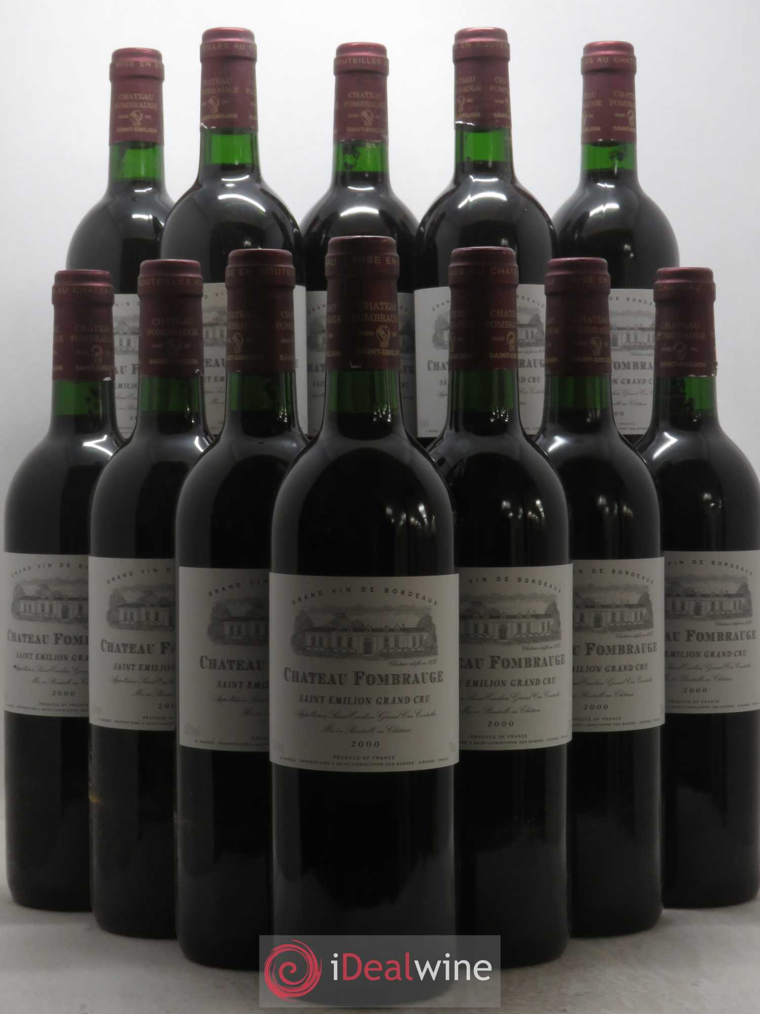Château Fombrauge Grand Cru Classé 2000 - Lot de 12 bouteilles - 0